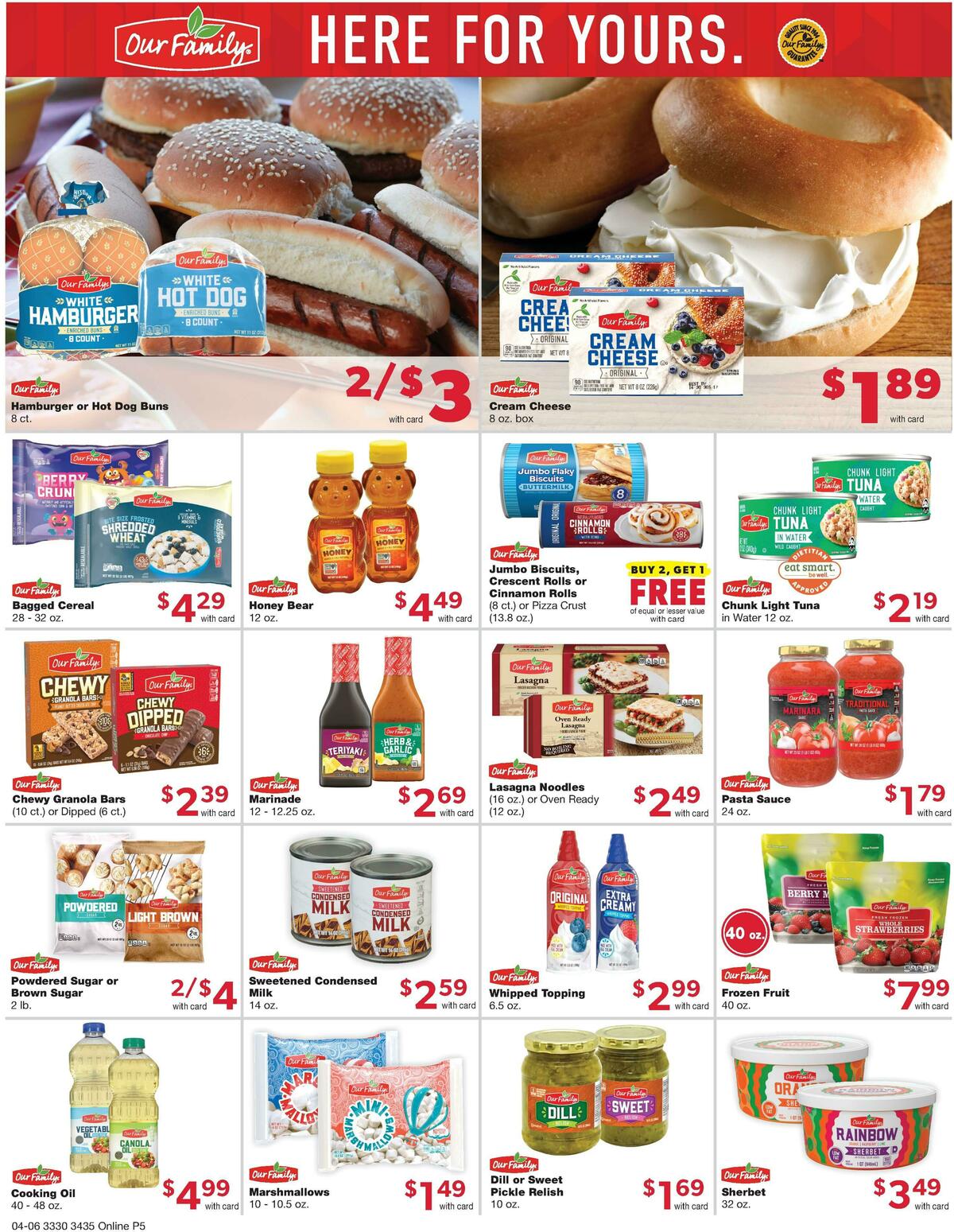 Family Fare Weekly Ad from April 6