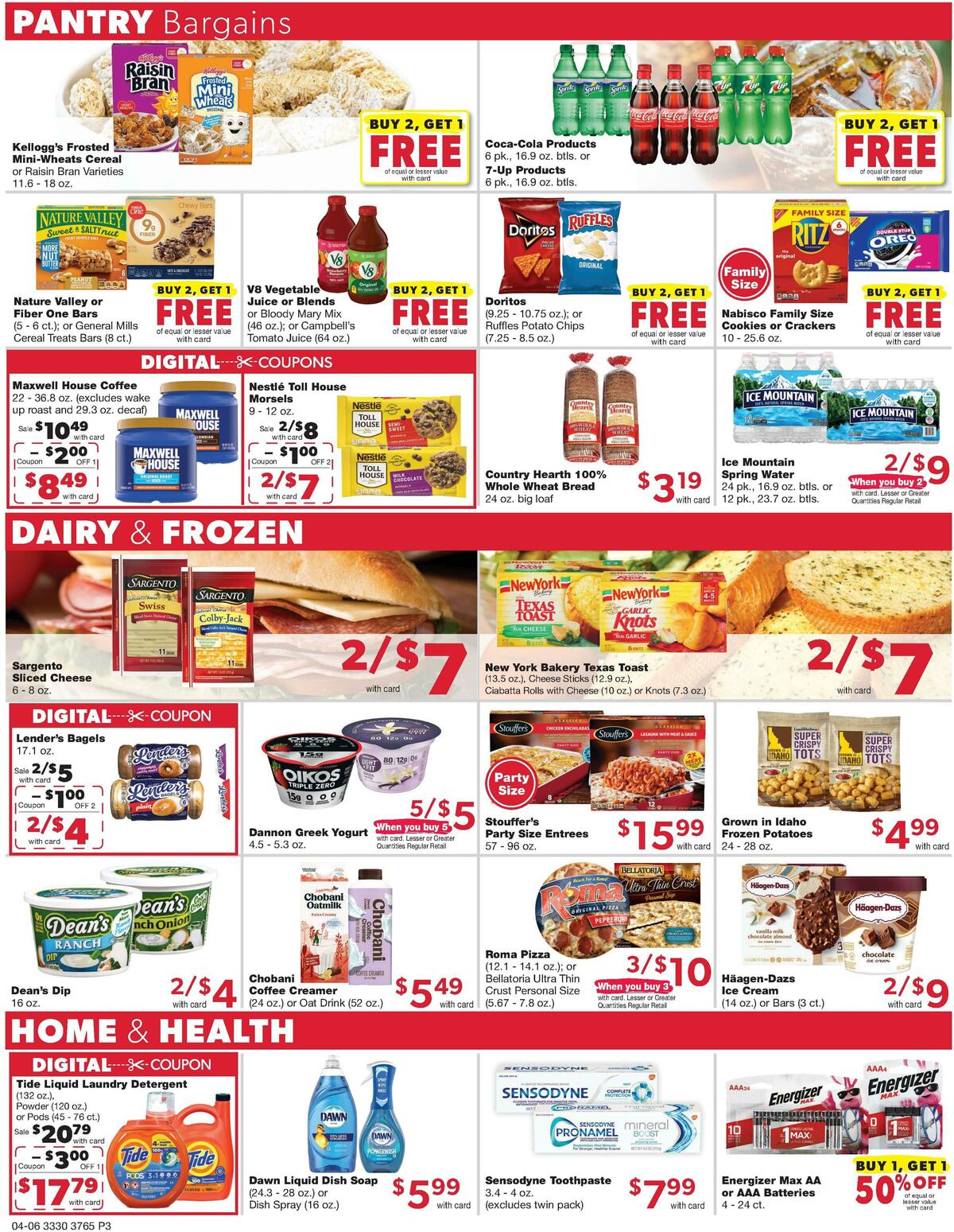 Family Fare Weekly Ad from April 6