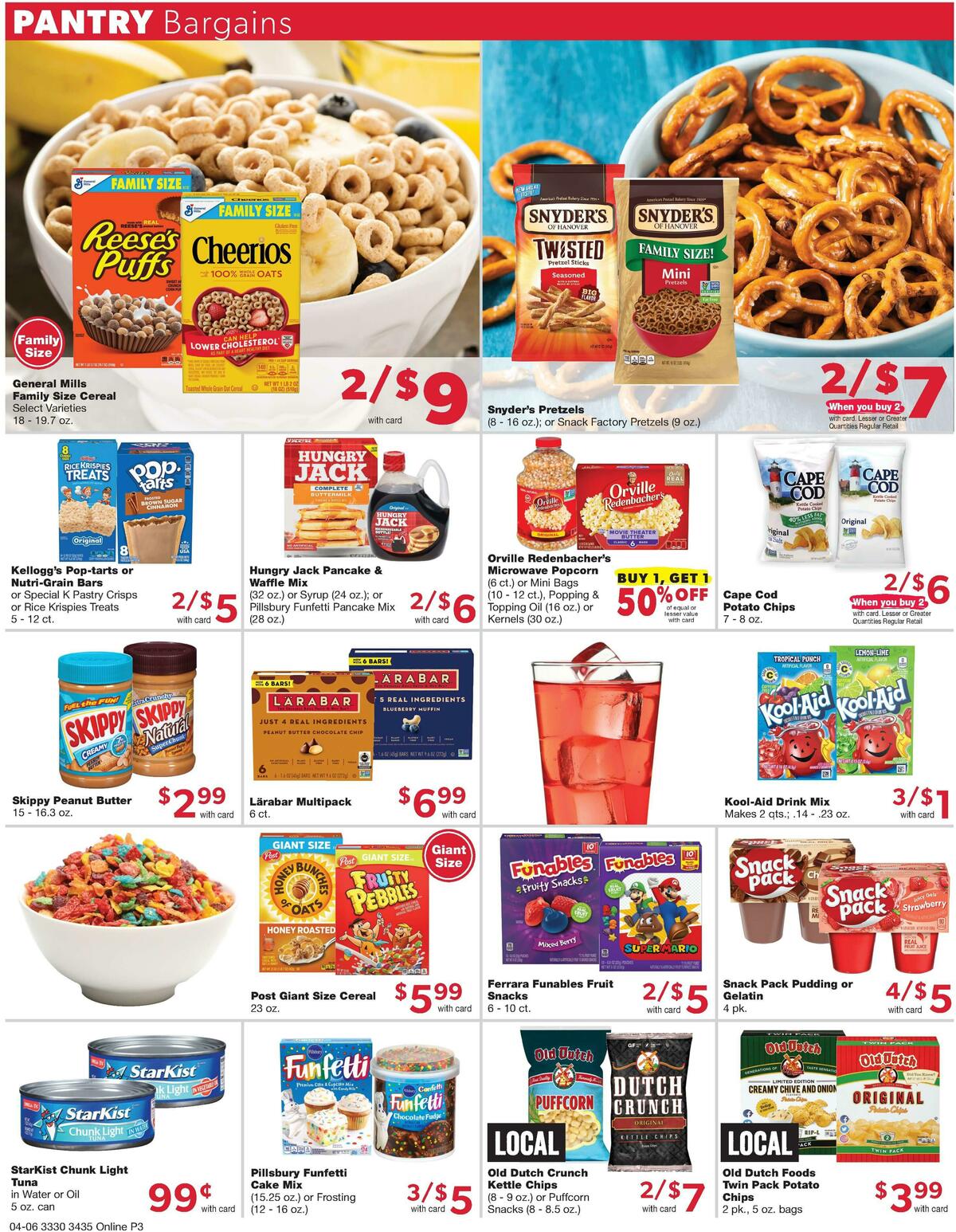 Family Fare Weekly Ad from April 6