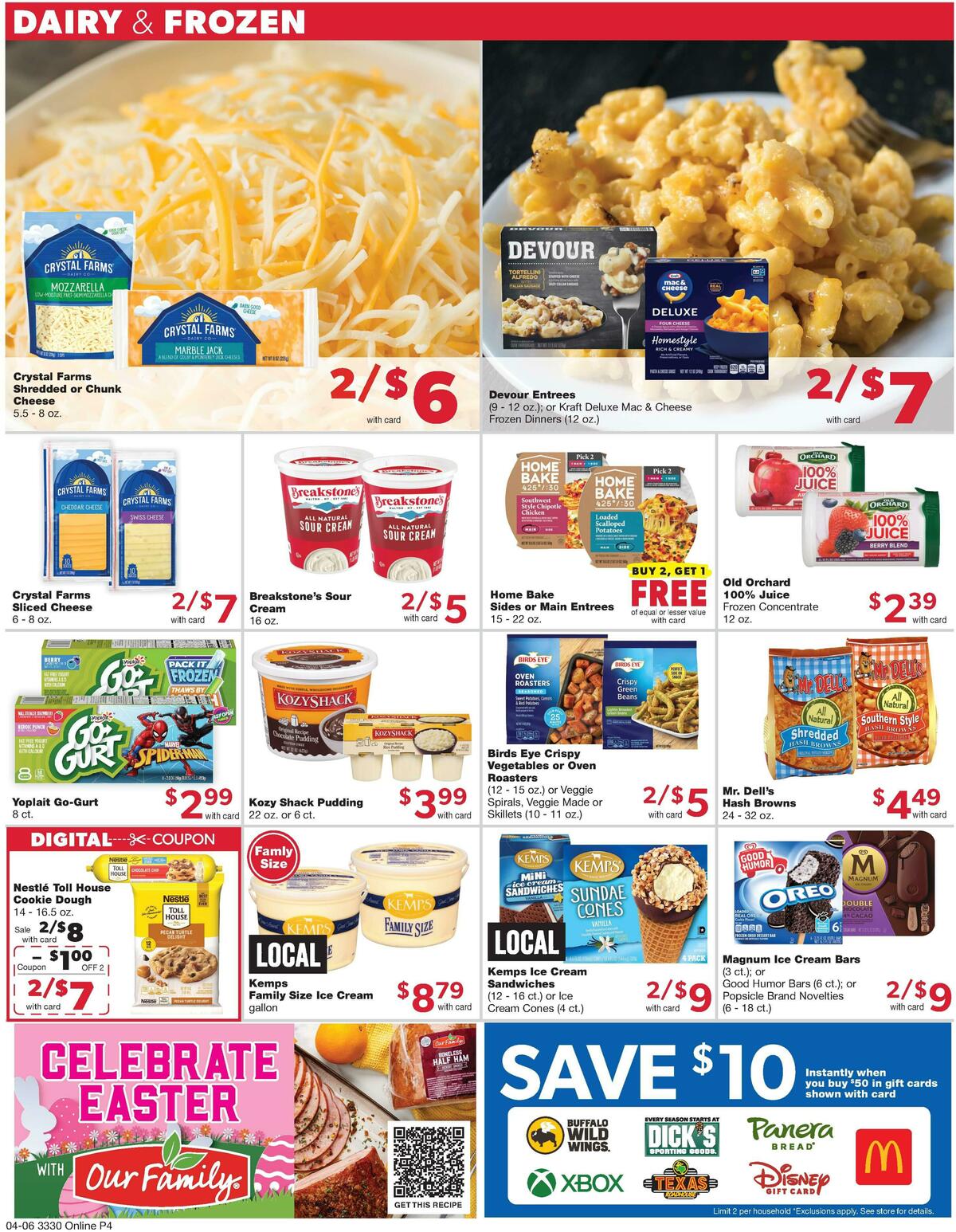 Family Fare Weekly Ad from April 6