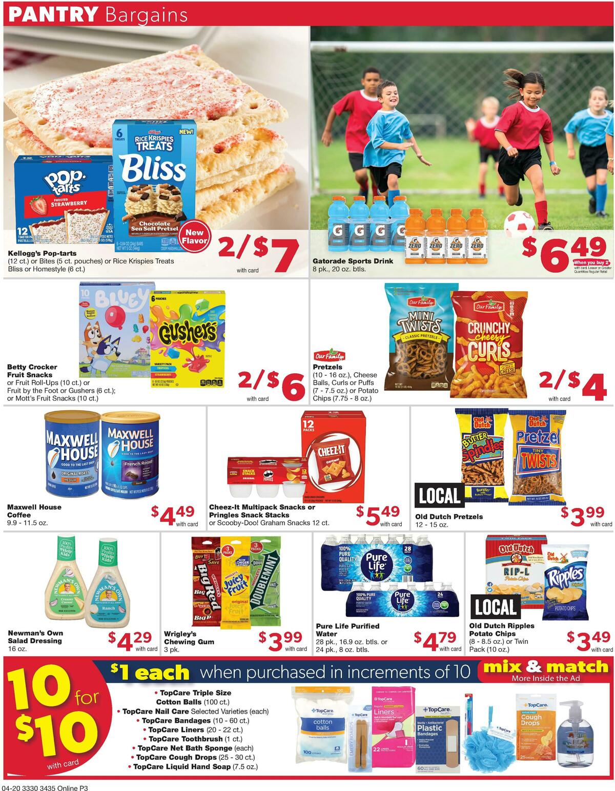 Family Fare Weekly Ad from April 20