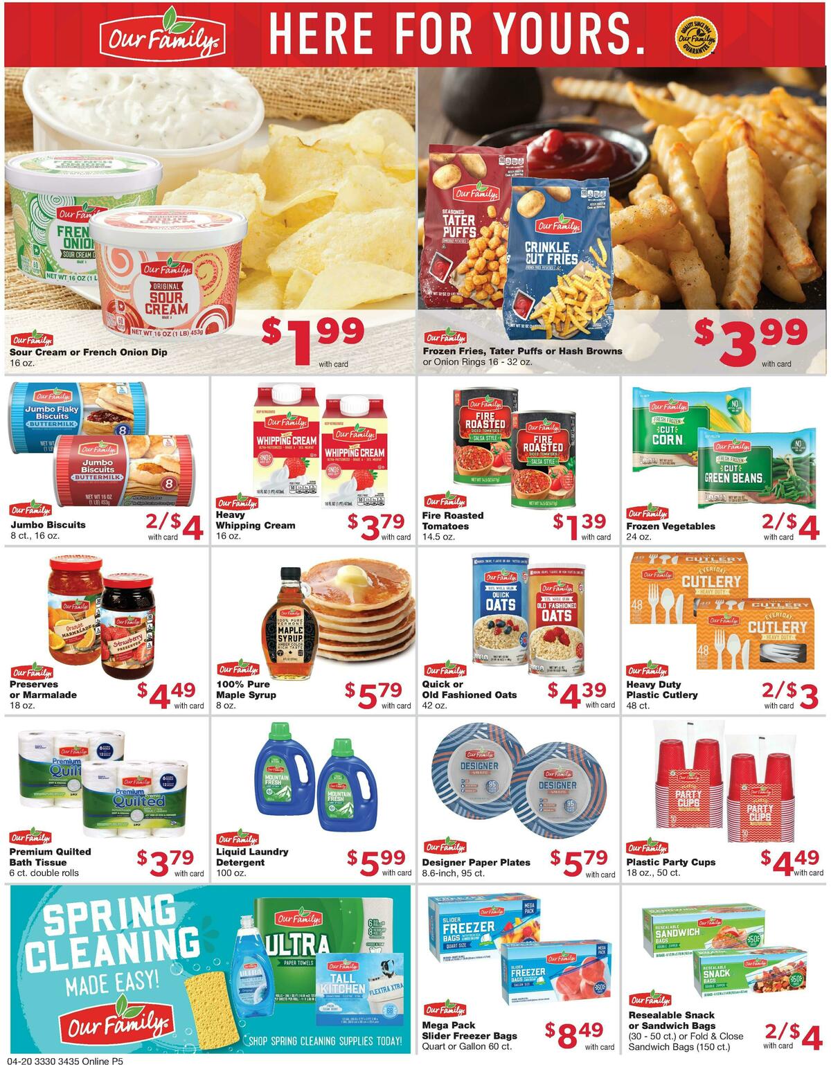 Family Fare Weekly Ad from April 20