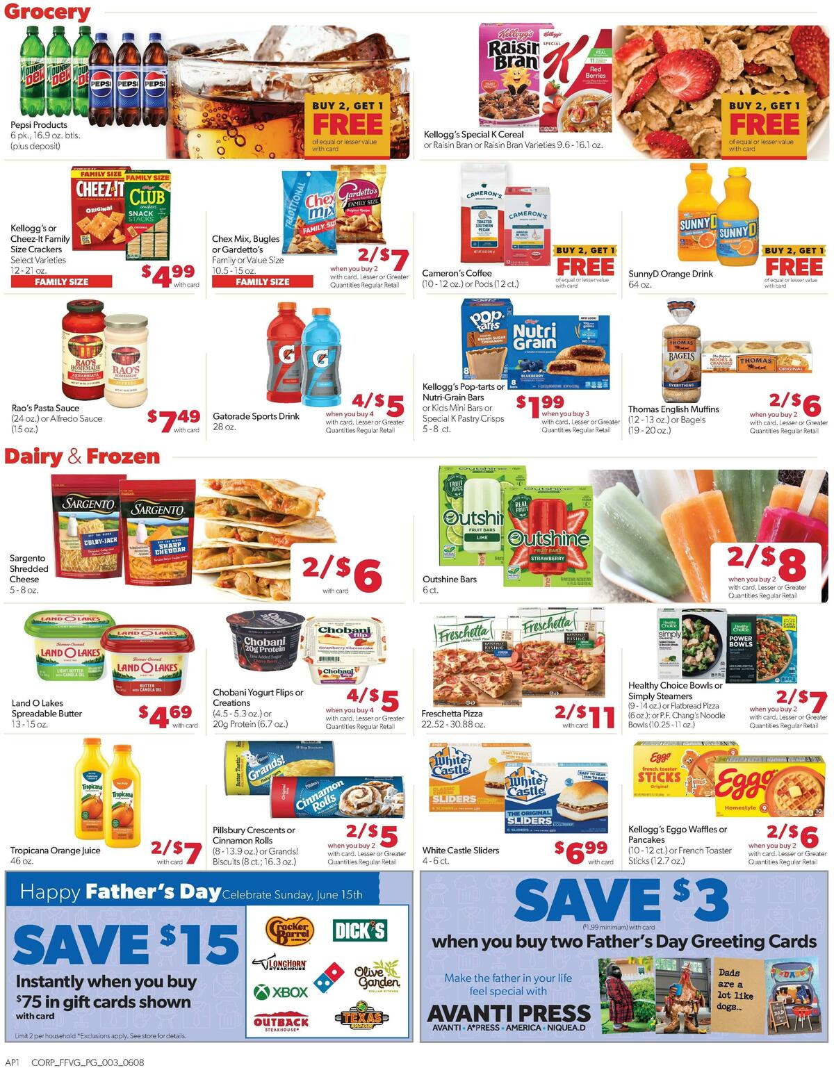 Family Fare Weekly Ad from June 8