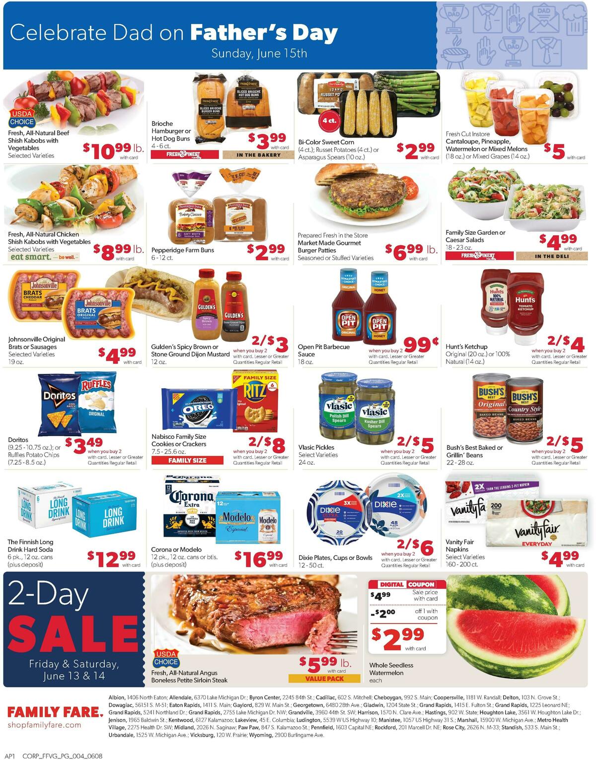 Family Fare Weekly Ad from June 8