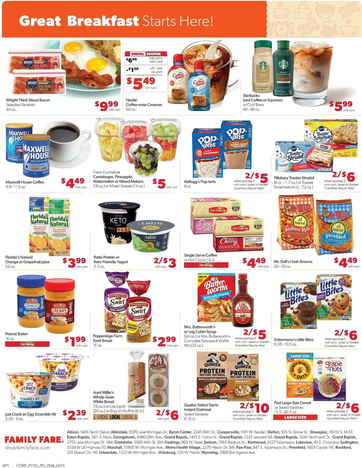 Family Fare Weekly Ad from June 15