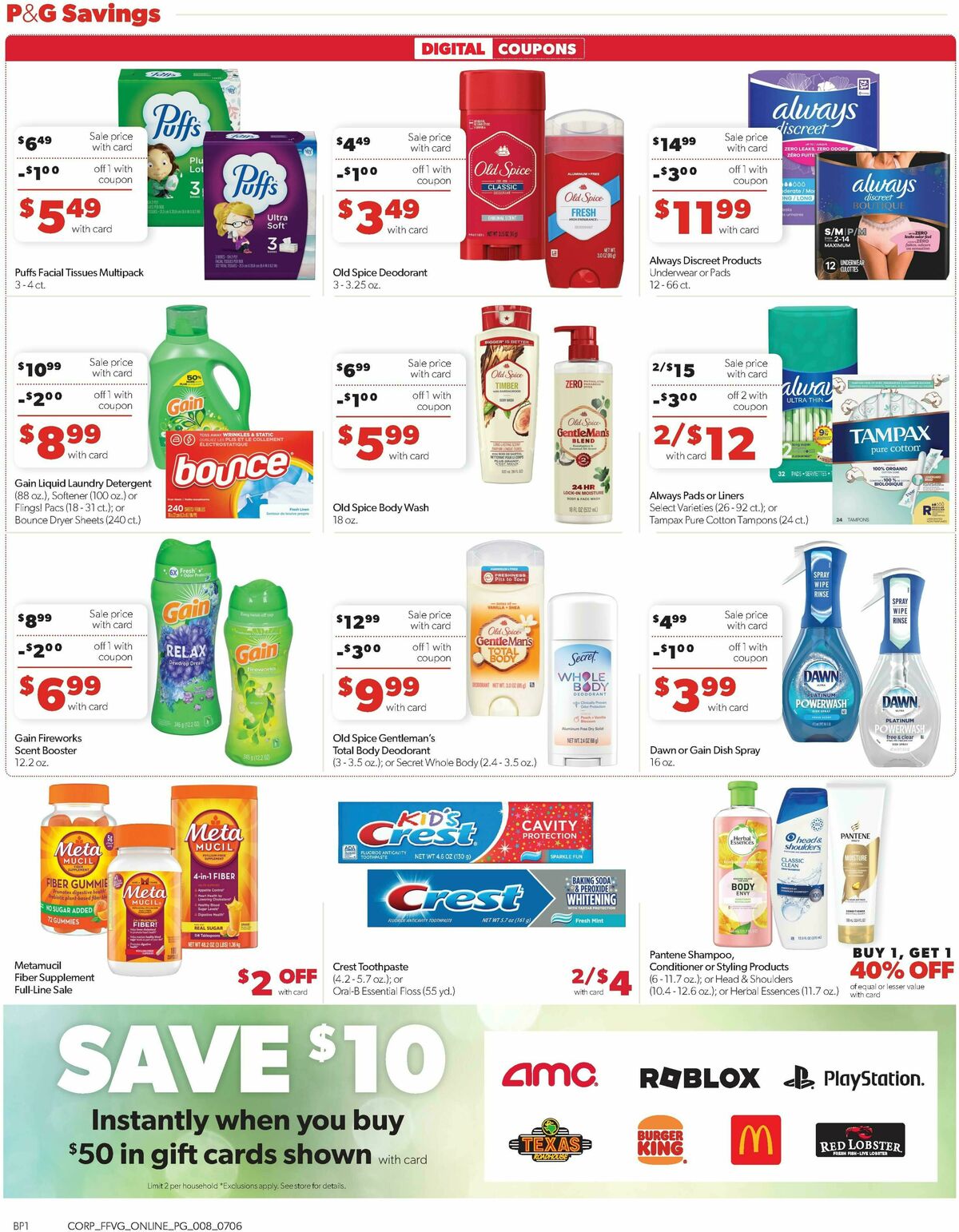 Family Fare Weekly Ad from July 6