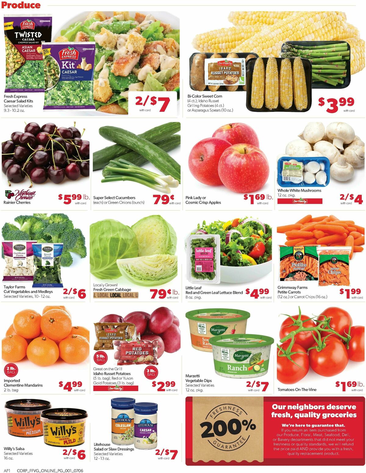 Family Fare Weekly Ad from July 6