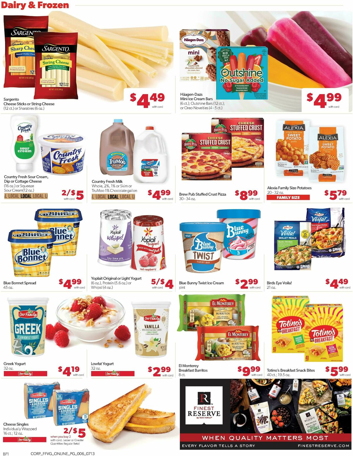 Family Fare Weekly Ad from July 13