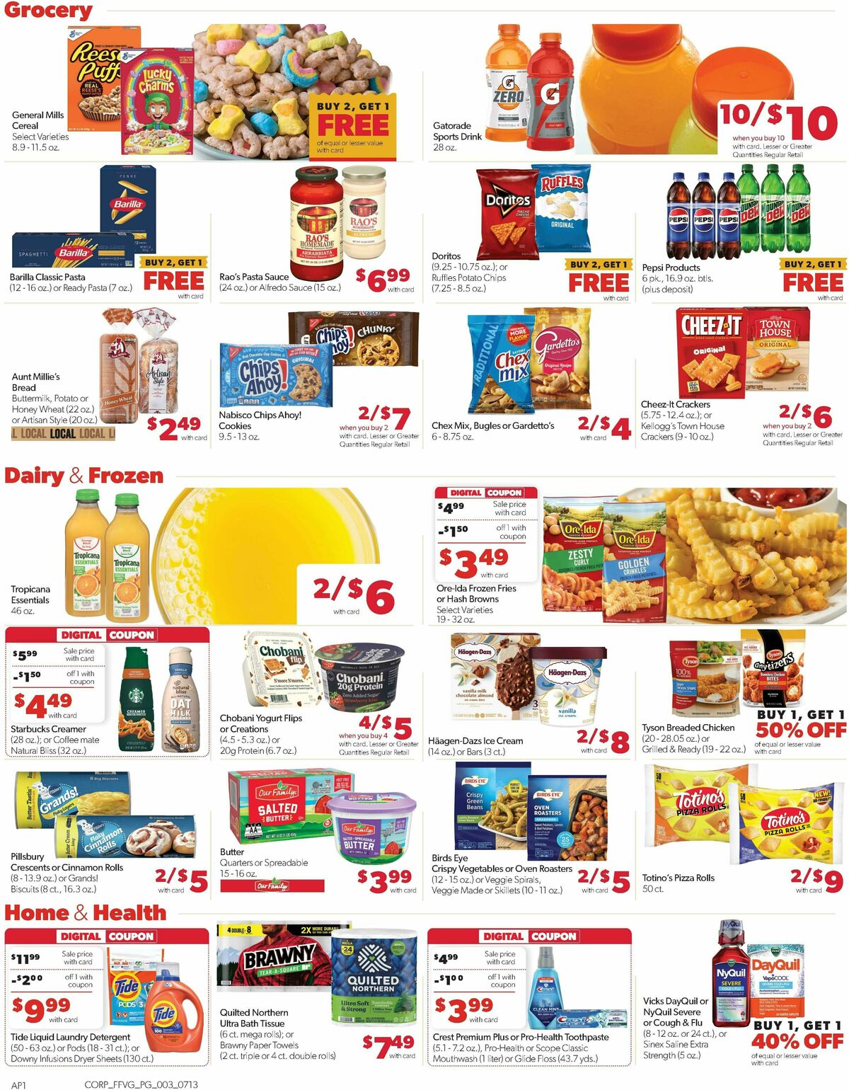 Family Fare Weekly Ad from July 13
