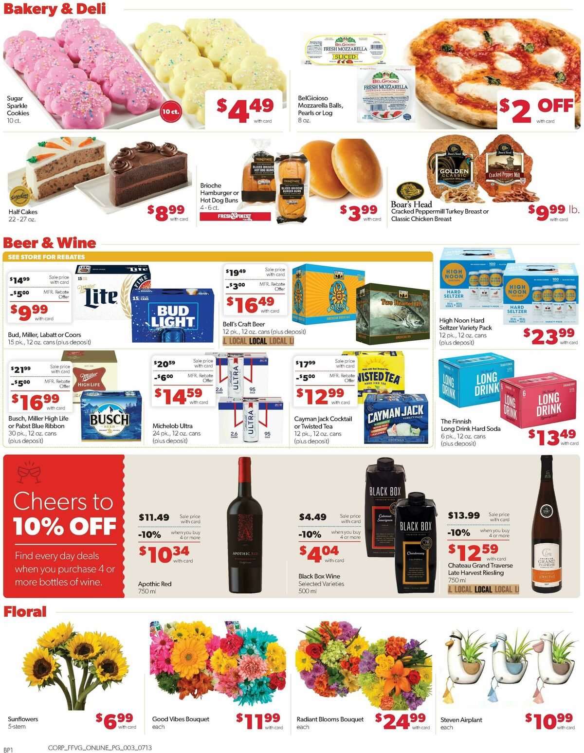 Family Fare Weekly Ad from July 13