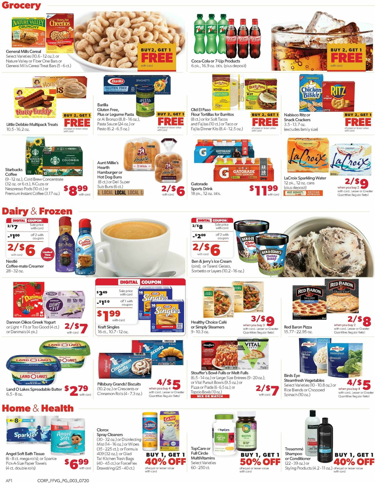 Family Fare Weekly Ad from July 20