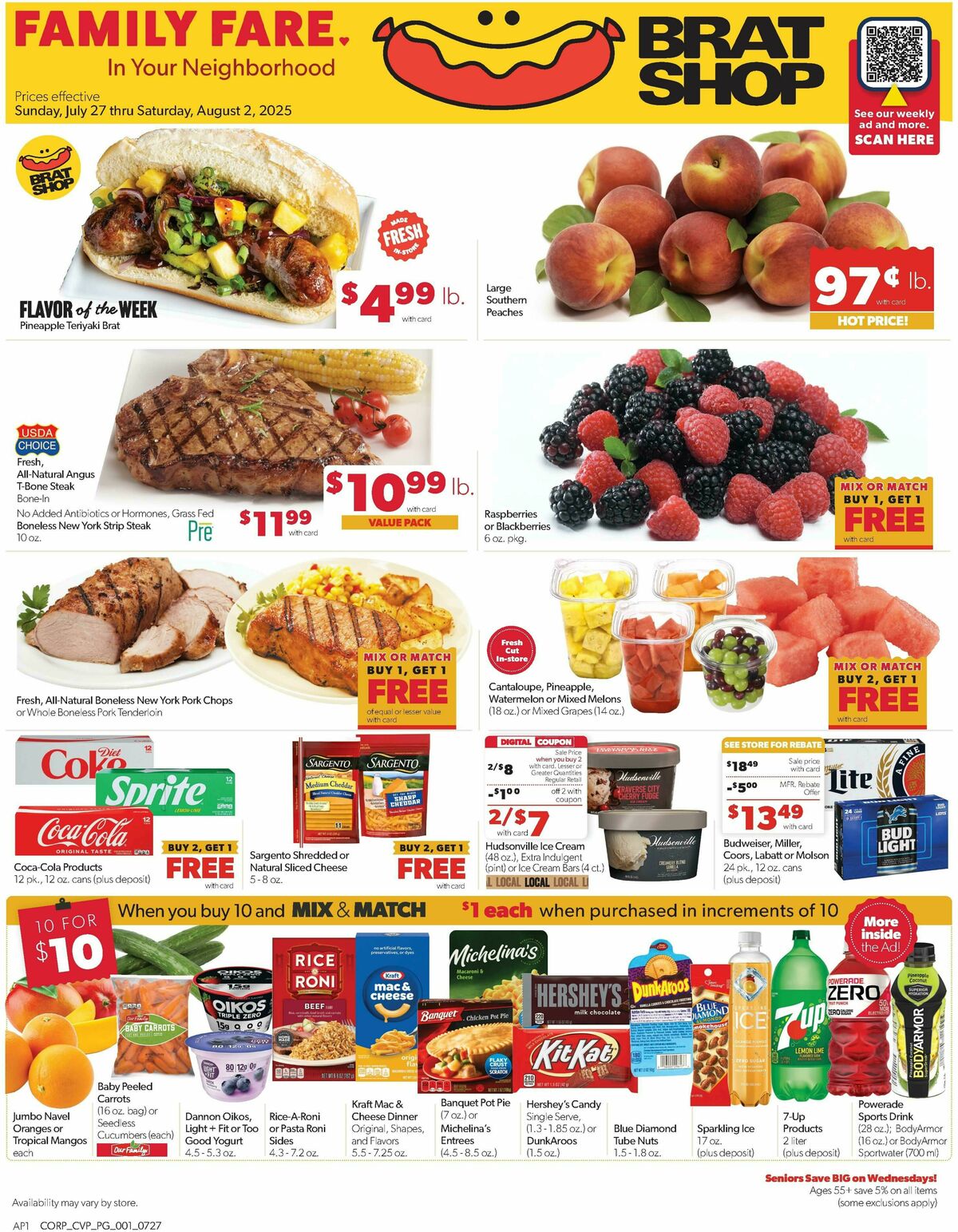 Family Fare Weekly Ad from July 27