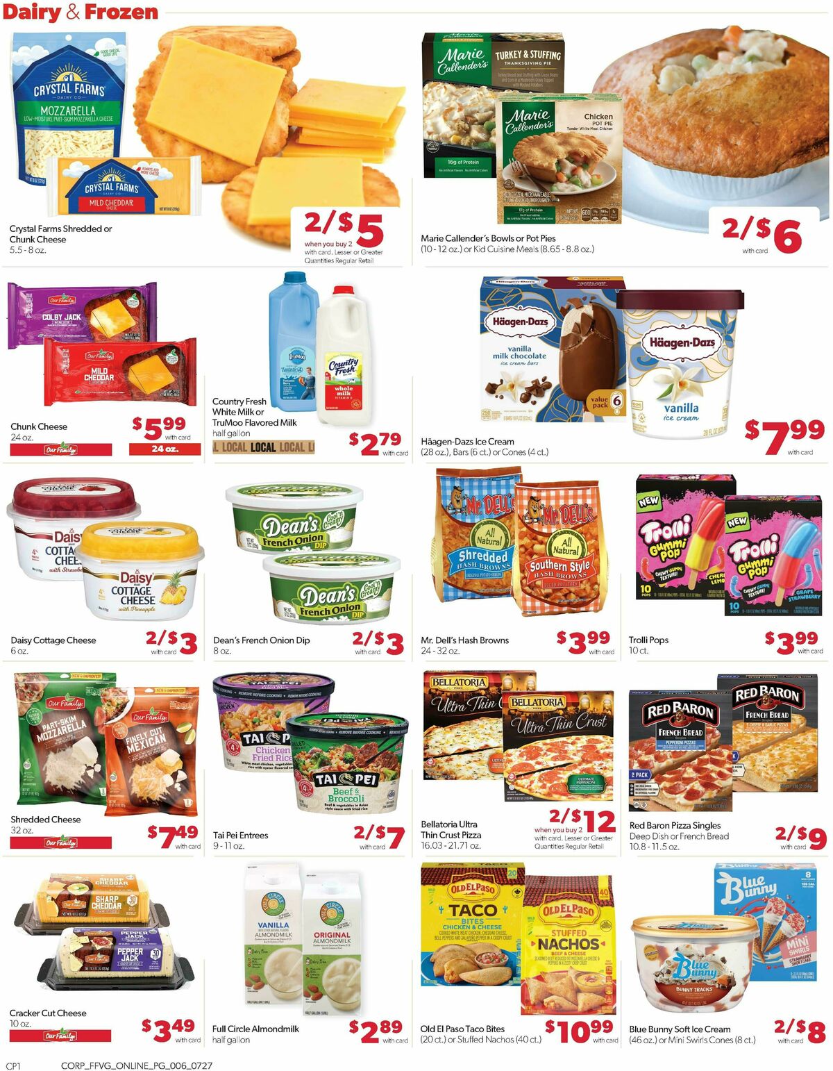 Family Fare Weekly Ad from July 27