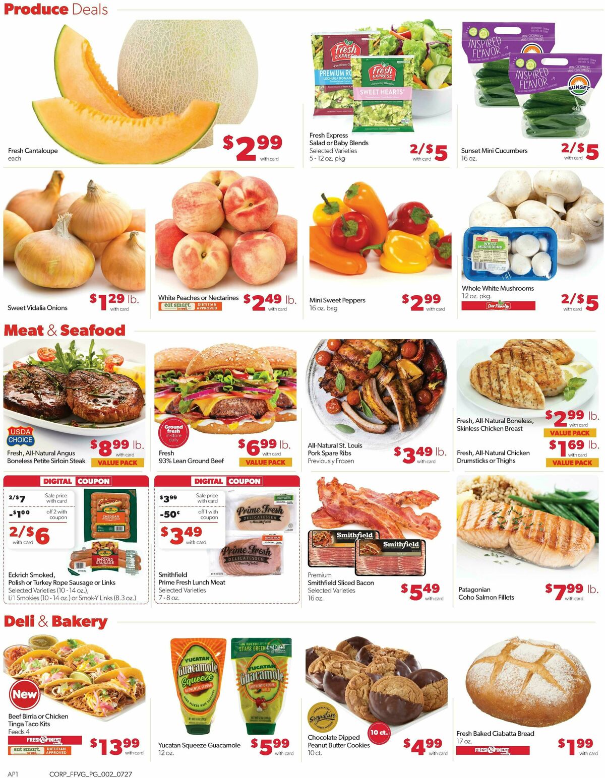 Family Fare Weekly Ad from July 27