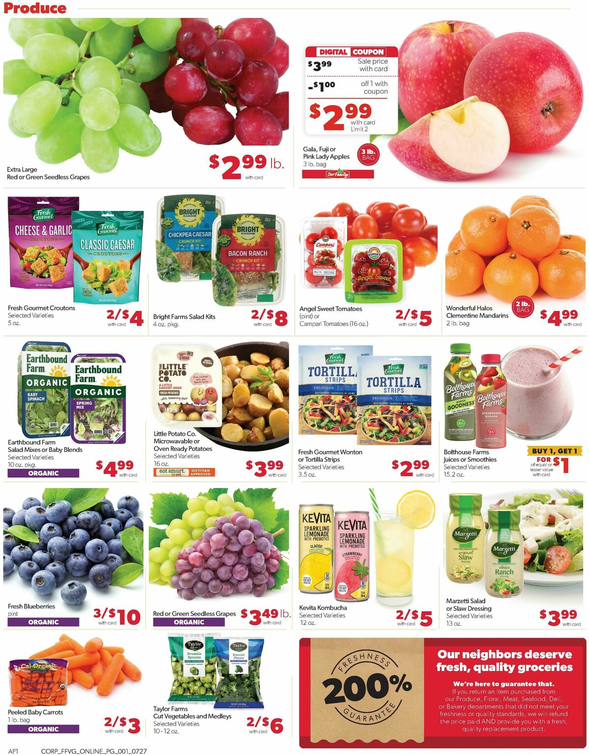 Family Fare Weekly Ad from July 27