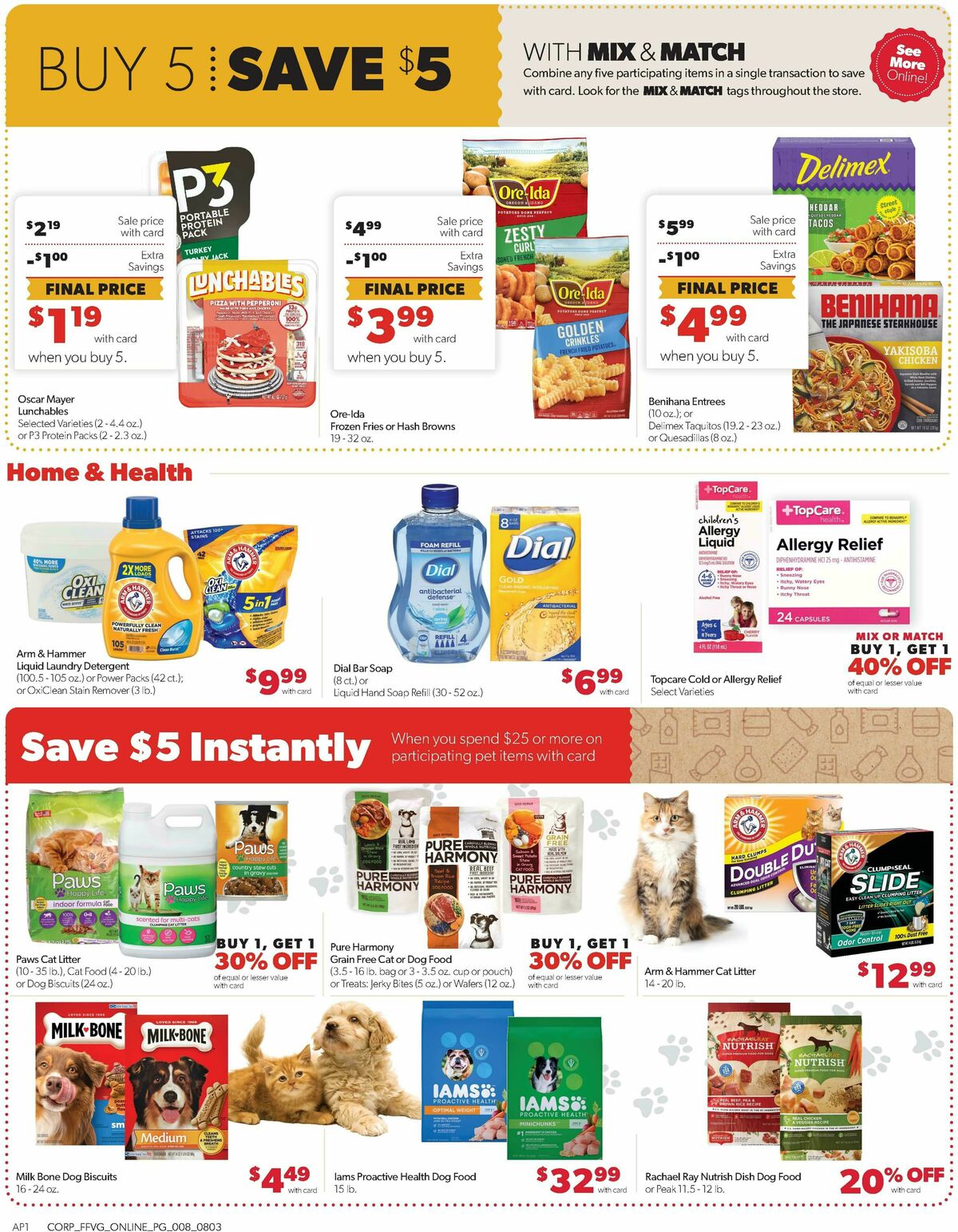 Family Fare Weekly Ad from August 3