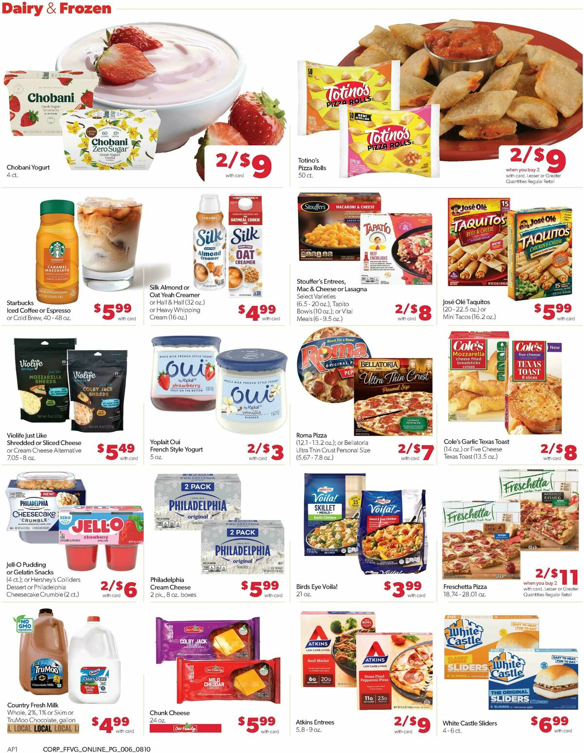 Family Fare Weekly Ad from August 10