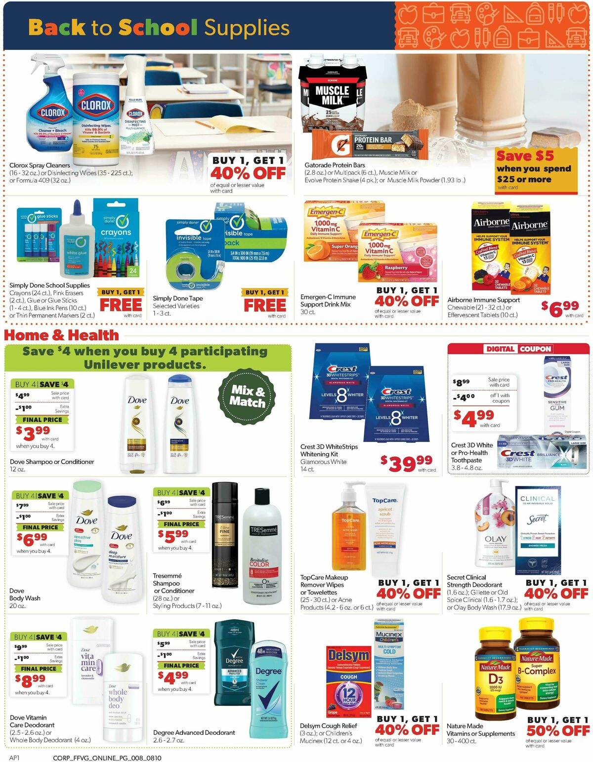 Family Fare Weekly Ad from August 10