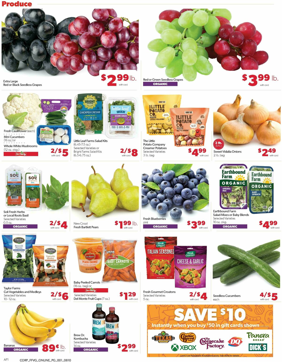 Family Fare Weekly Ad from August 10