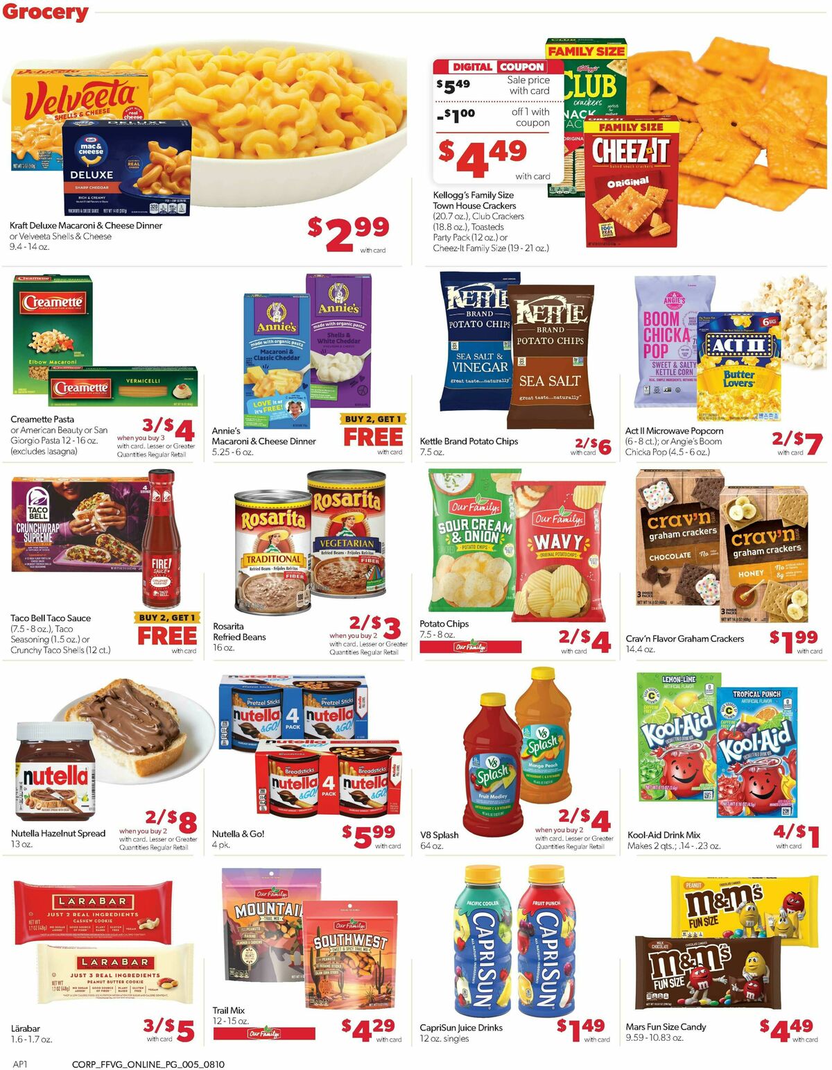 Family Fare Weekly Ad from August 10