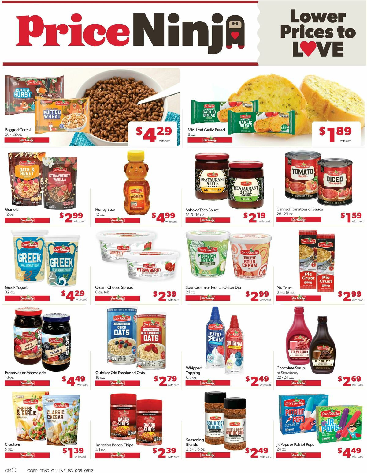 Family Fare Weekly Ad from August 17