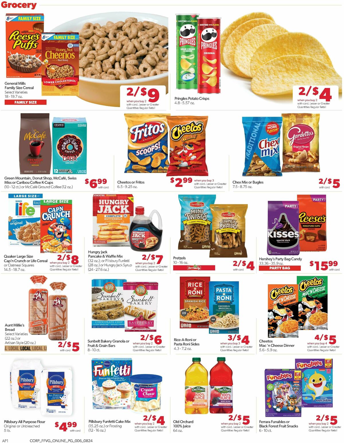 Family Fare Weekly Ad from August 24