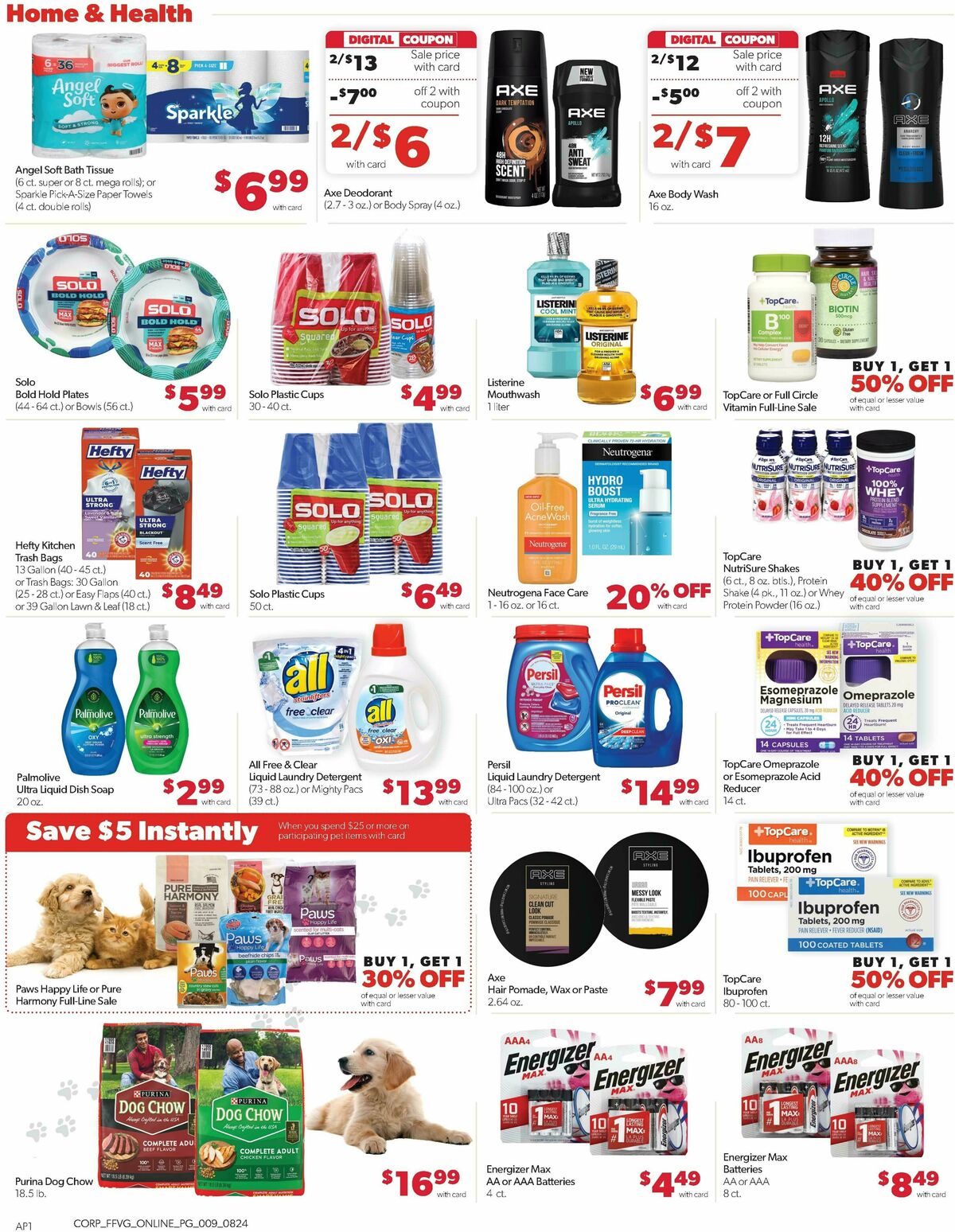 Family Fare Weekly Ad from August 24