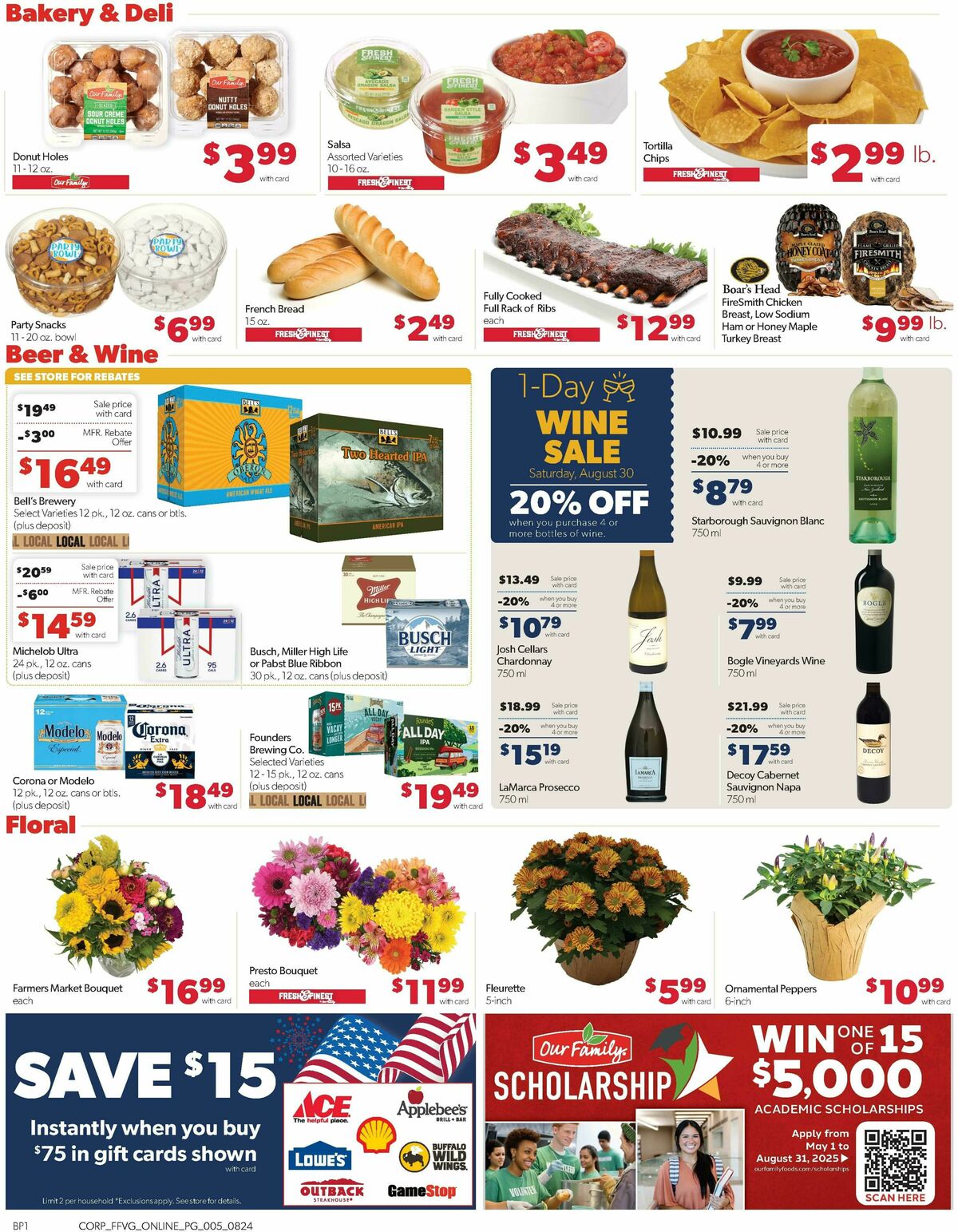 Family Fare Weekly Ad from August 24