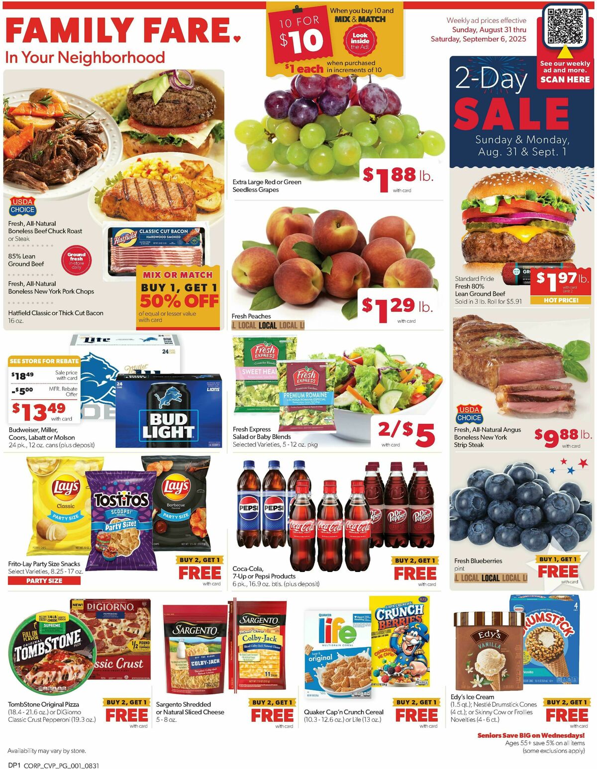 Family Fare Weekly Ad from August 31