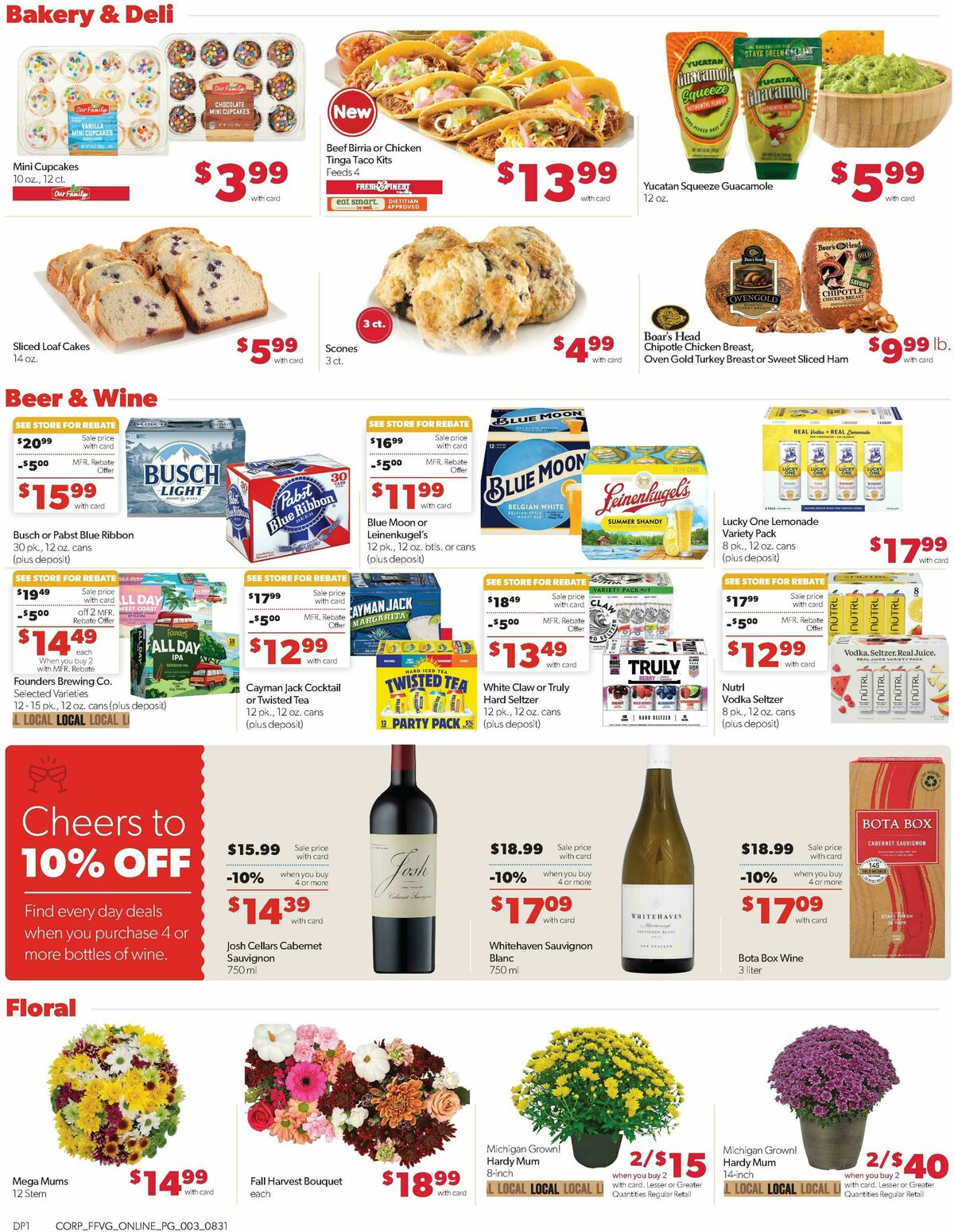 Family Fare Weekly Ad from August 31