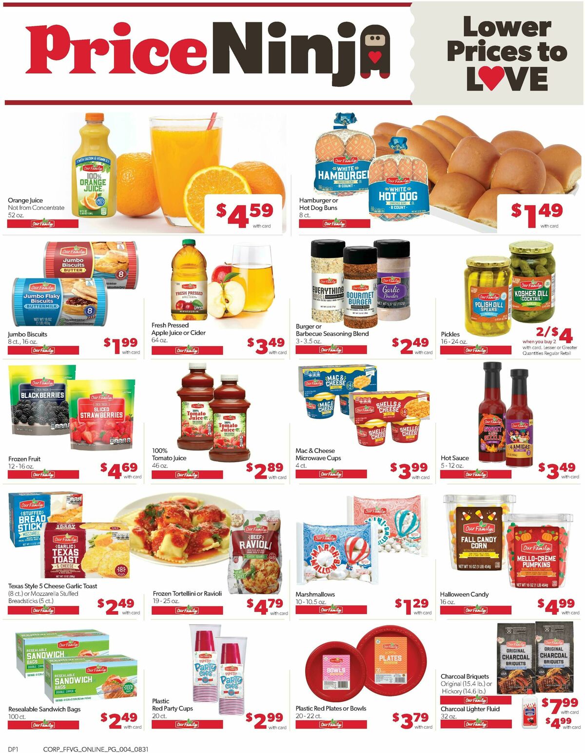 Family Fare Weekly Ad from August 31