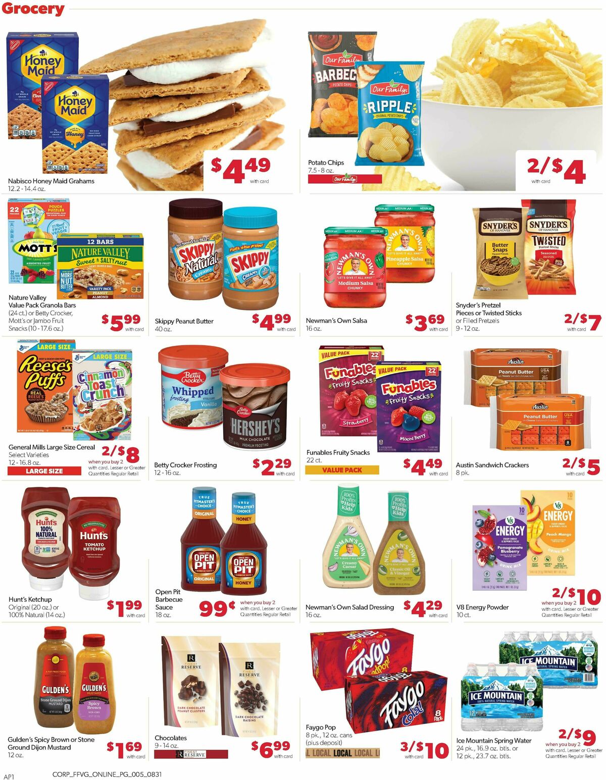 Family Fare Weekly Ad from August 31