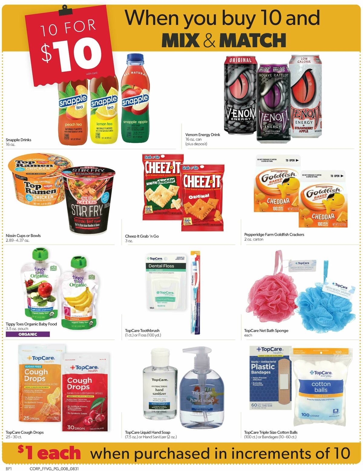 Family Fare Weekly Ad from August 31