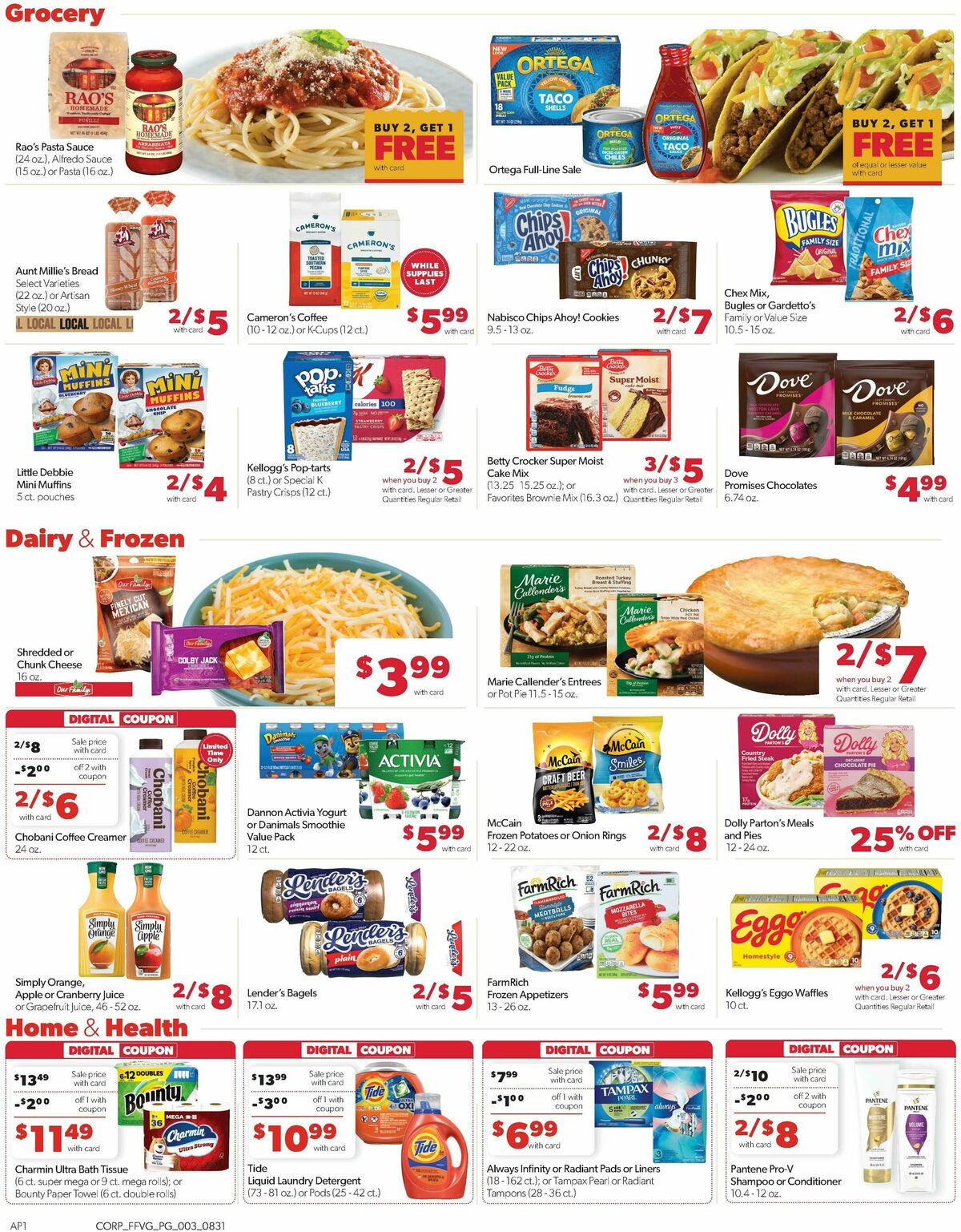 Family Fare Weekly Ad from August 31