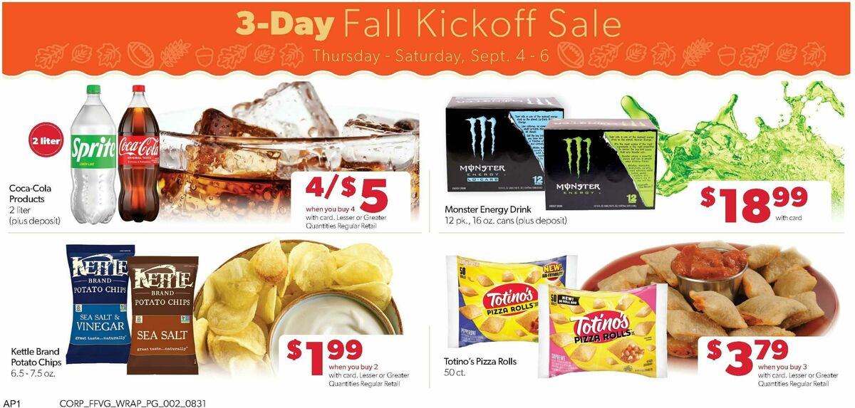 Family Fare Weekly Ad from August 31