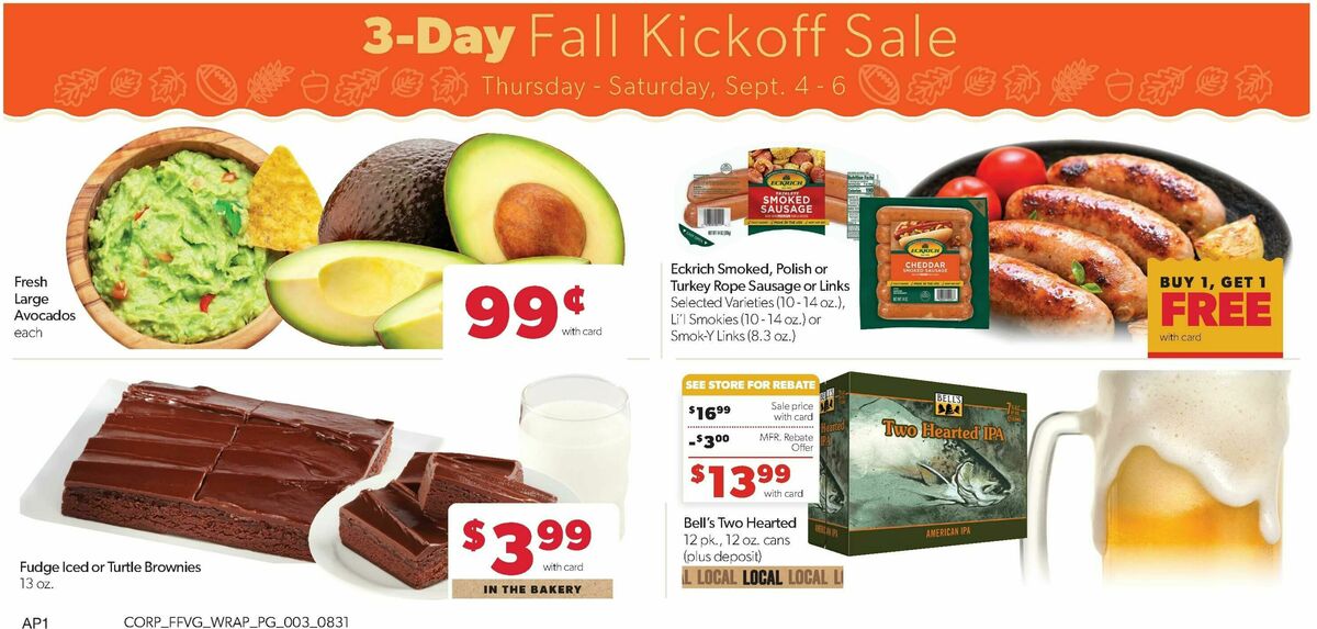 Family Fare Weekly Ad from August 31