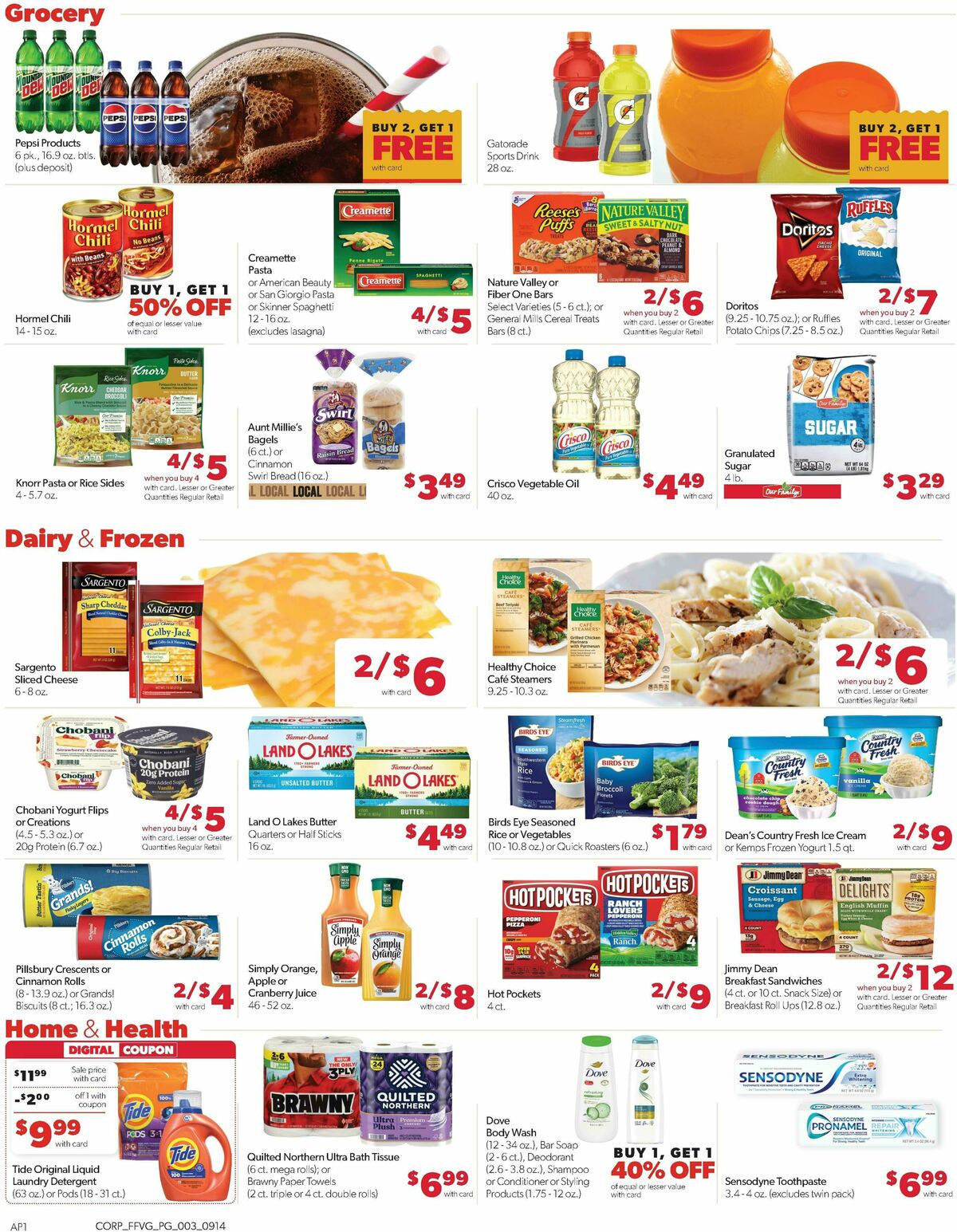 Family Fare Weekly Ad from September 14