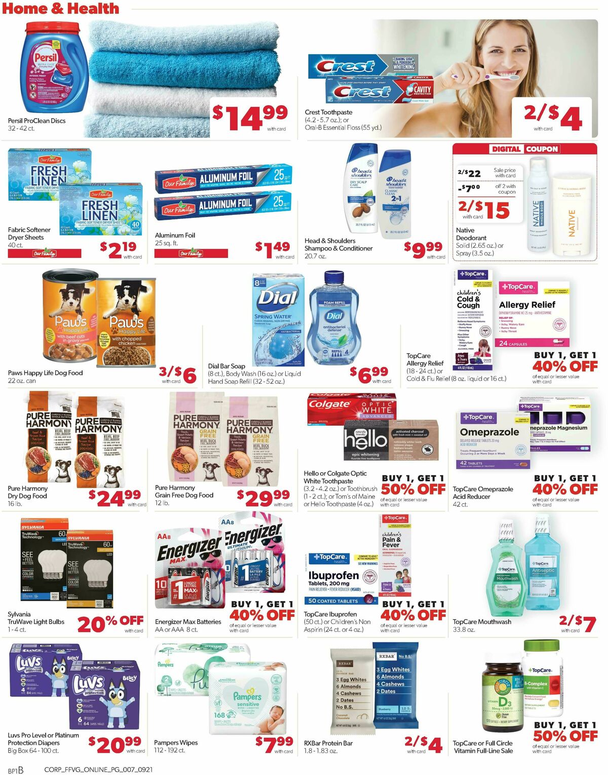 Family Fare Weekly Ad from September 21
