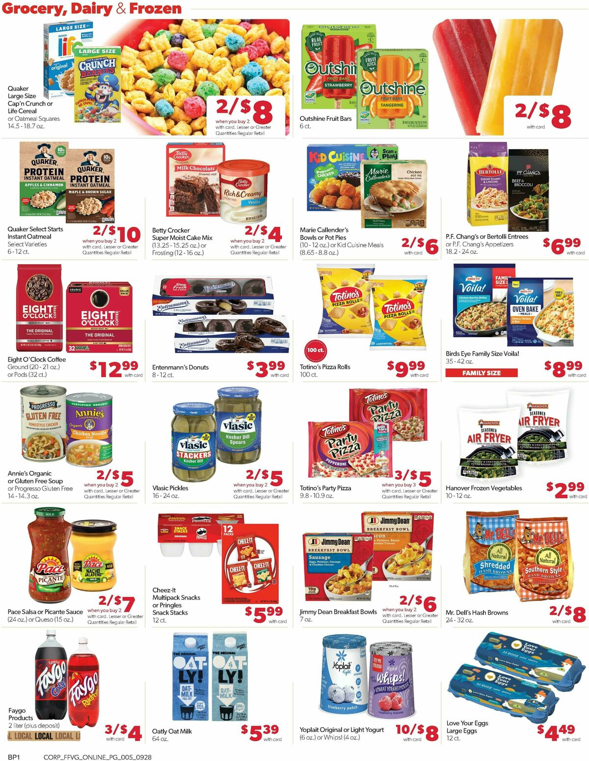 Family Fare Weekly Ad from September 28