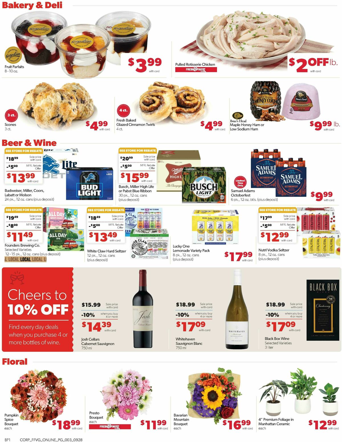 Family Fare Weekly Ad from September 28