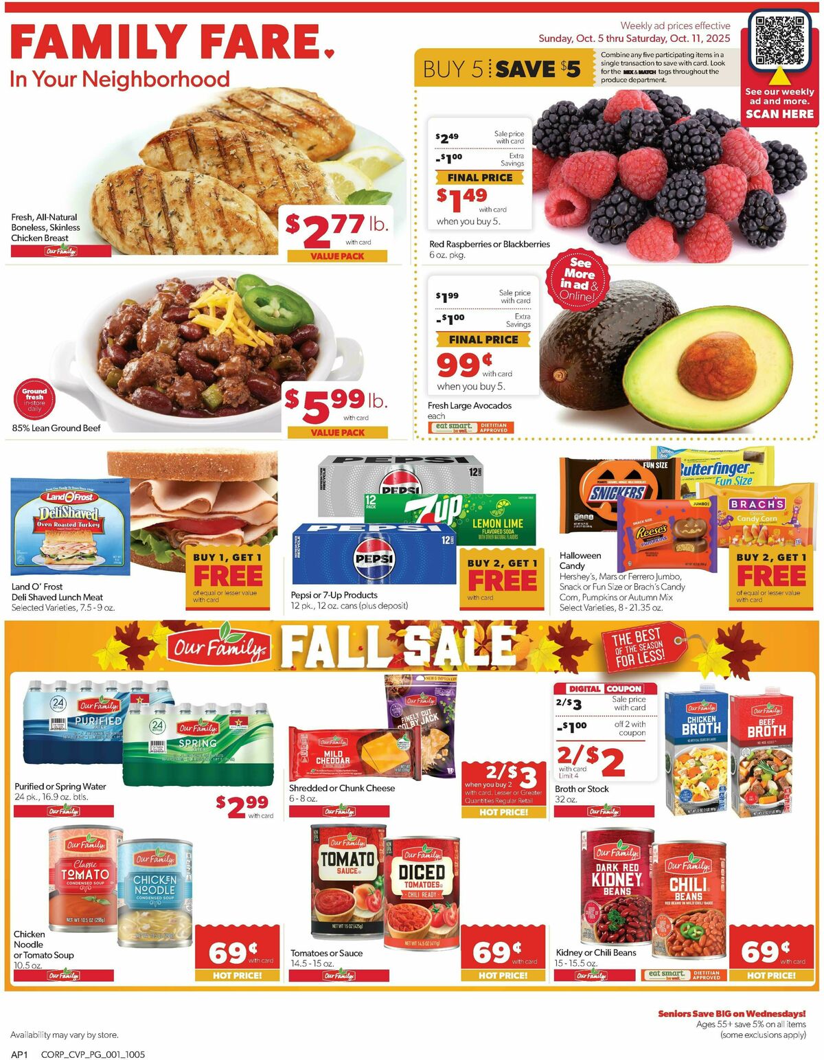 Family Fare Weekly Ad from October 5