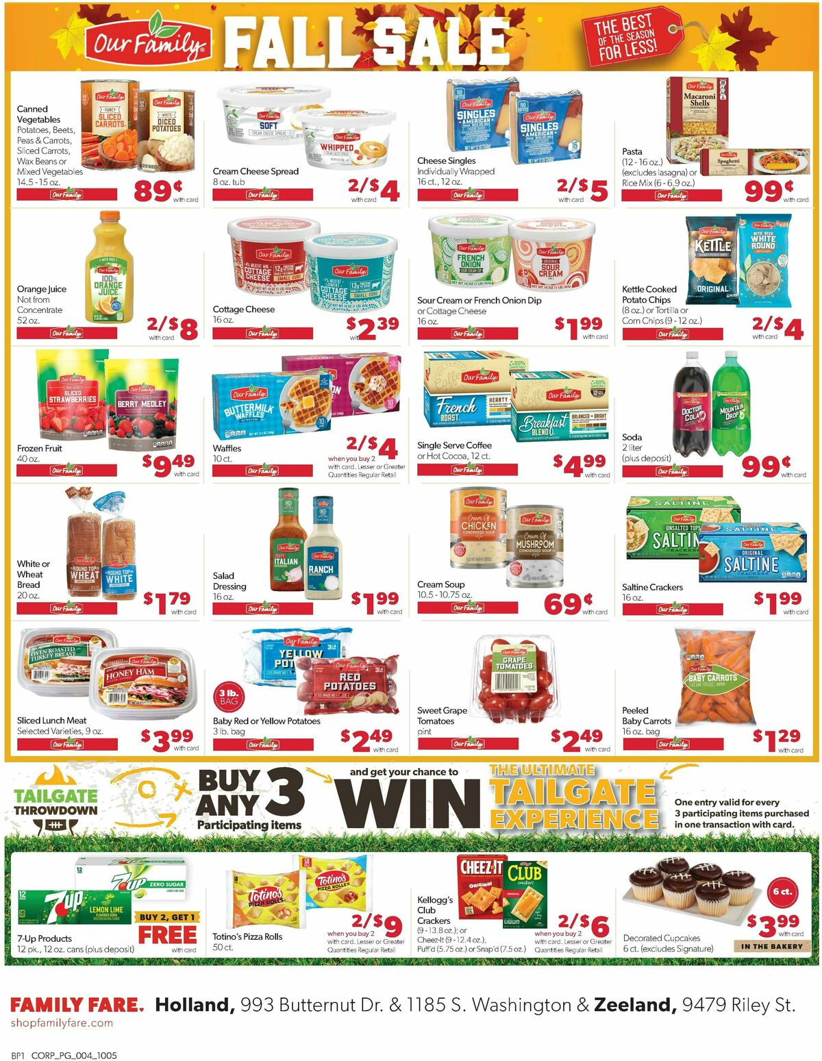 Family Fare Weekly Ad from October 5