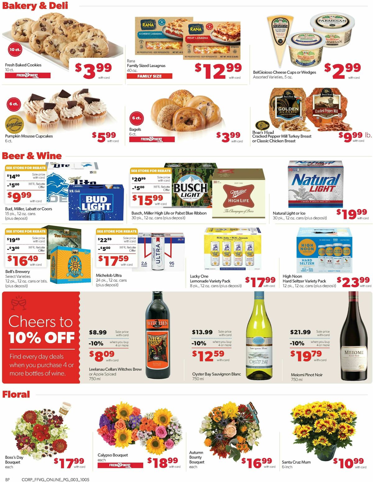 Family Fare Weekly Ad from October 5