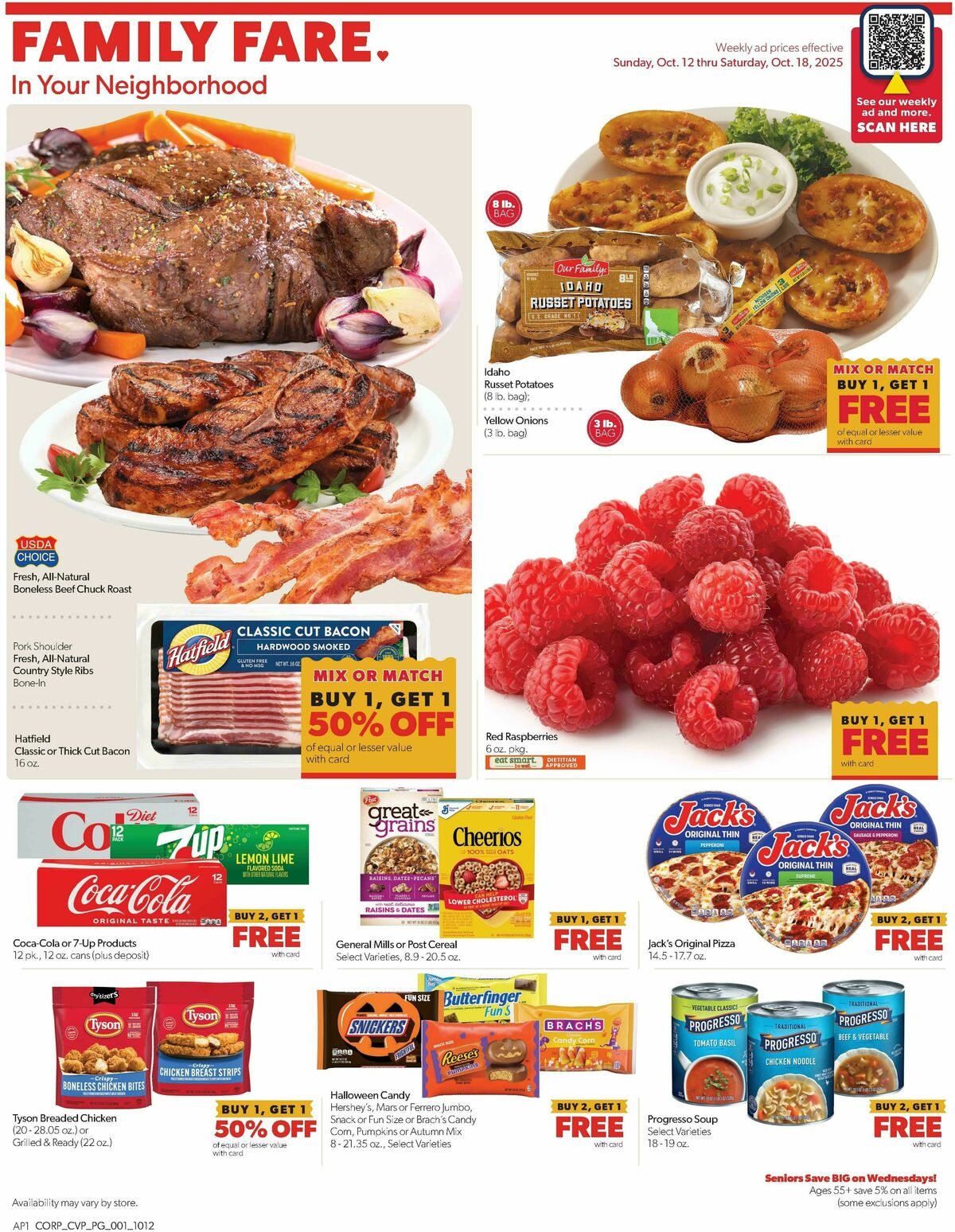 Family Fare Weekly Ad from October 12