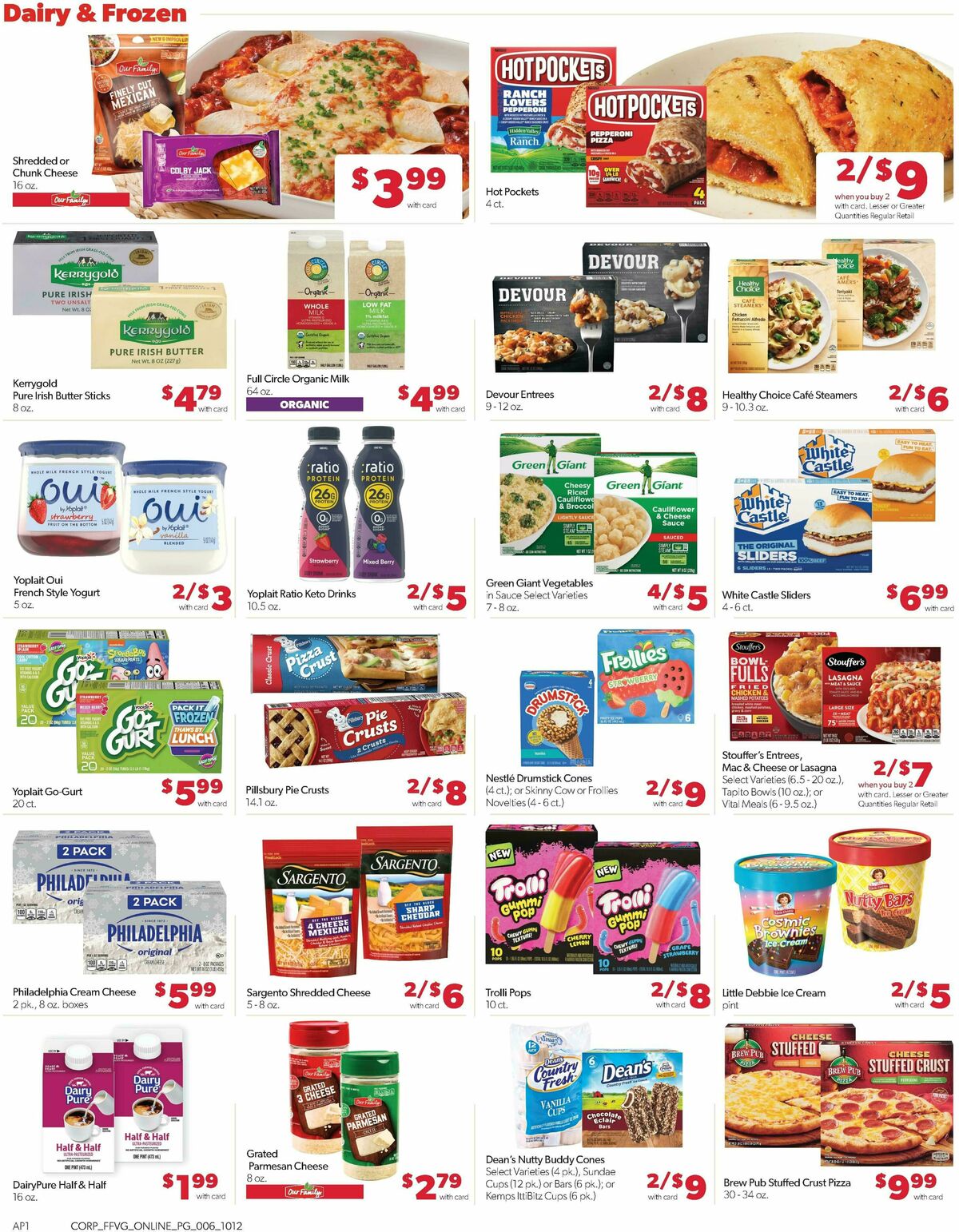 Family Fare Weekly Ad from October 12