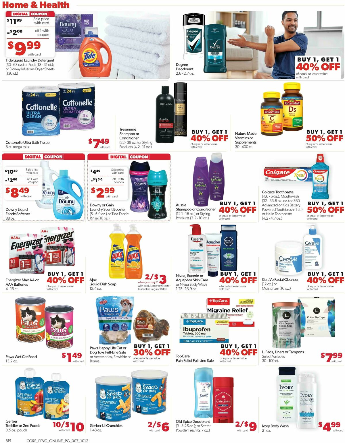 Family Fare Weekly Ad from October 12