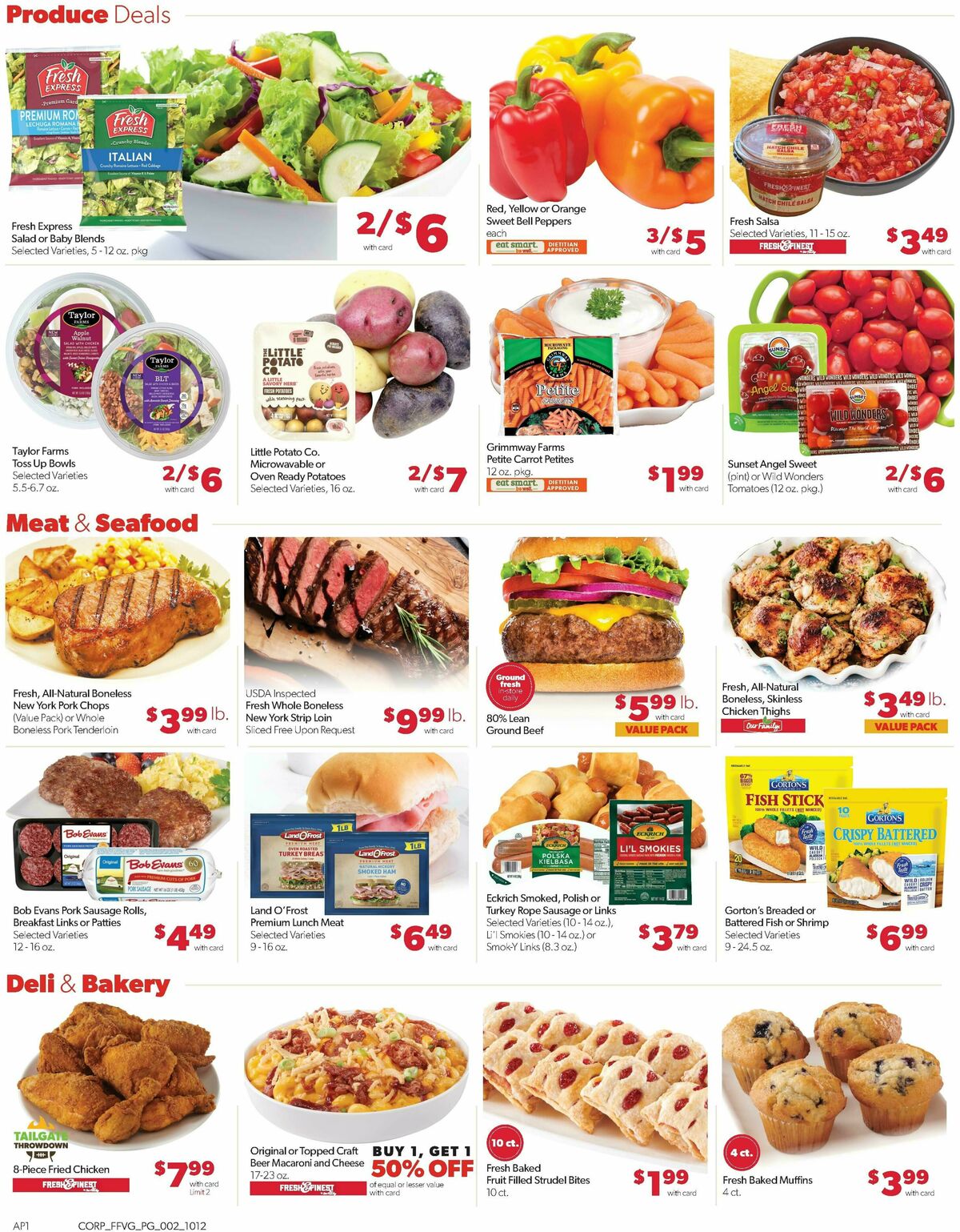 Family Fare Weekly Ad from October 12