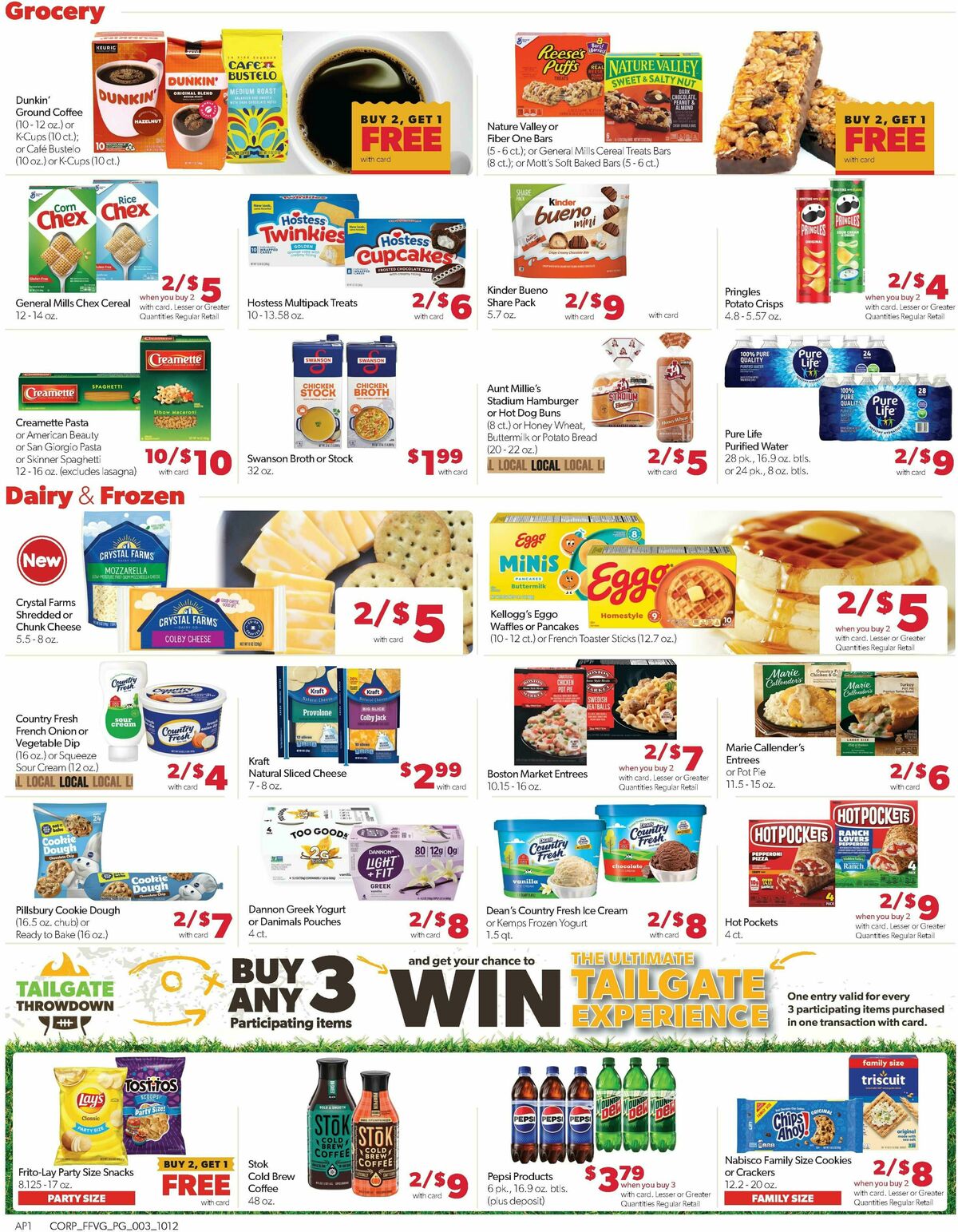 Family Fare Weekly Ad from October 12