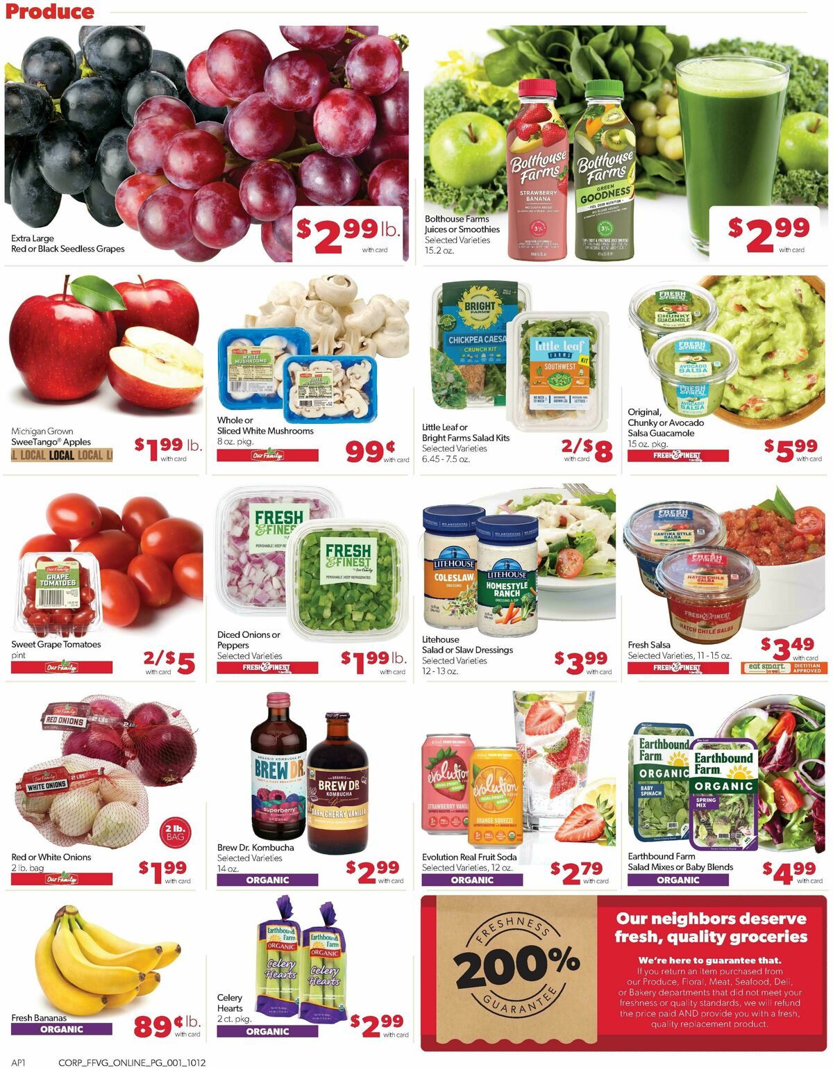 Family Fare Weekly Ad from October 12