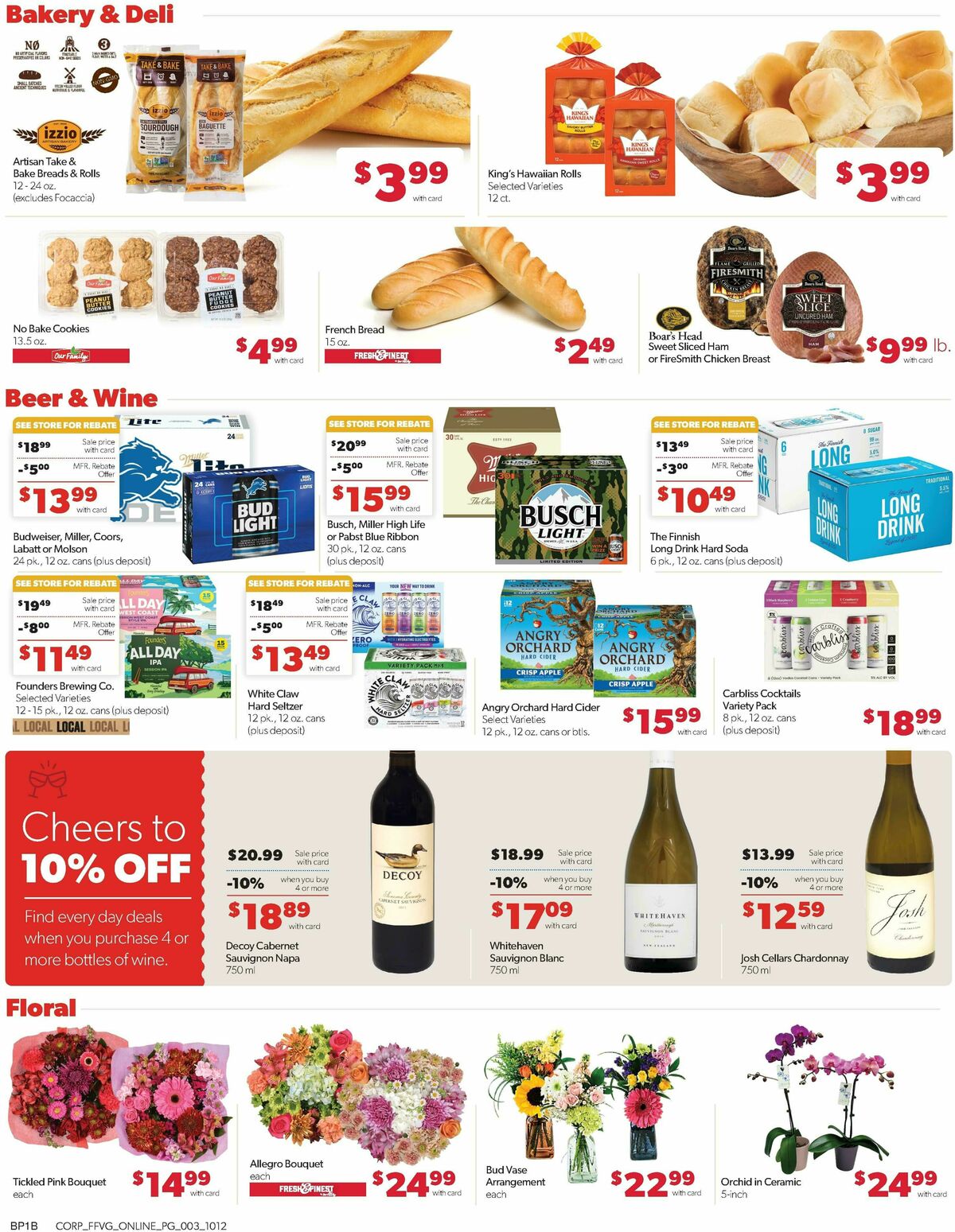 Family Fare Weekly Ad from October 12